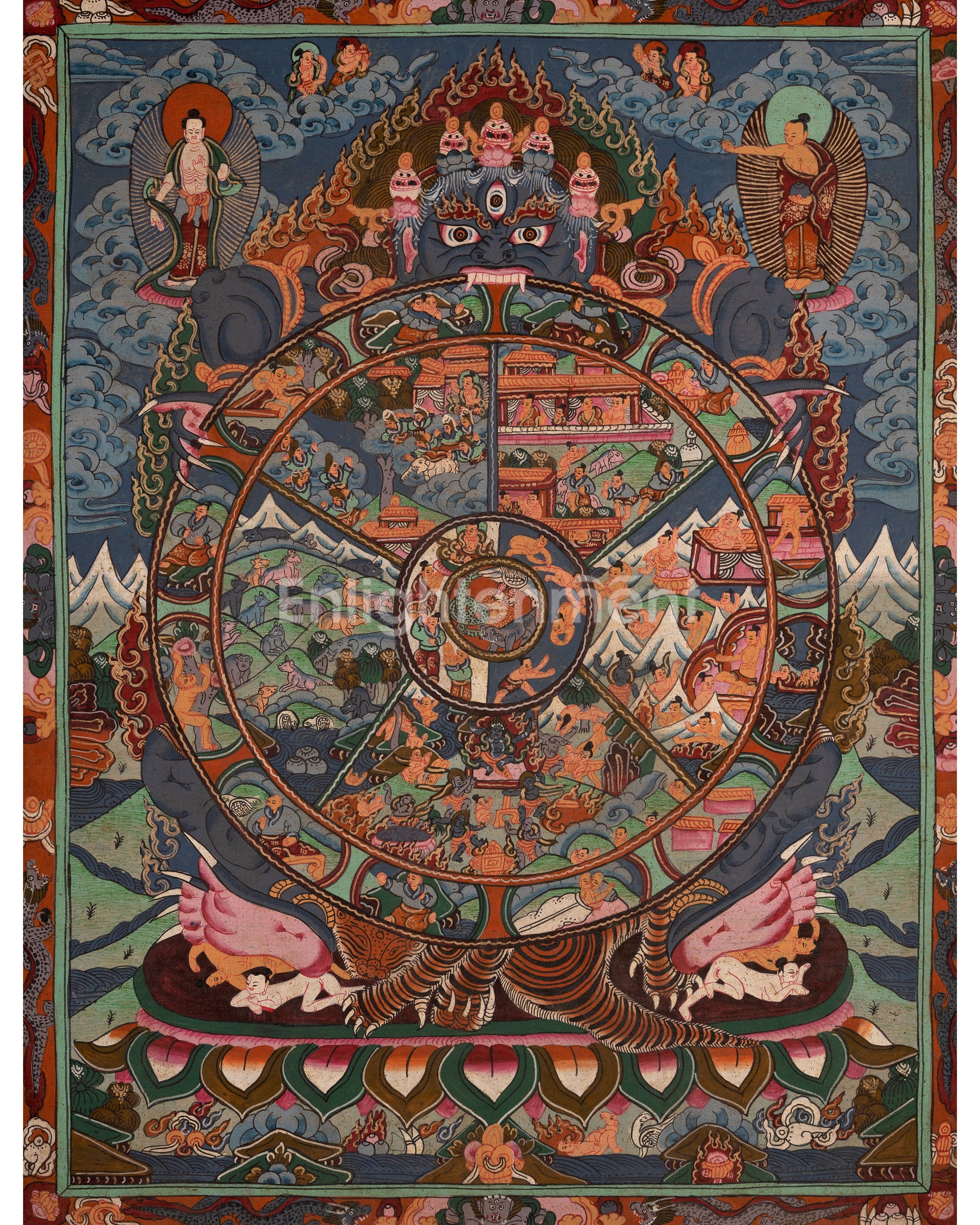 Wheel of Life Thangka