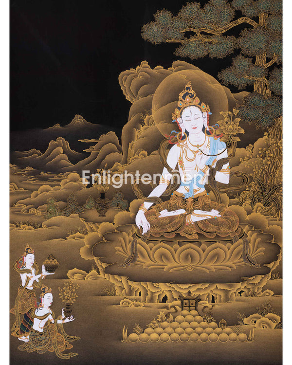 White Tara Thangka 