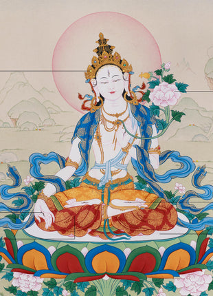 White Tara Thangka | The Healing Bodhisattva