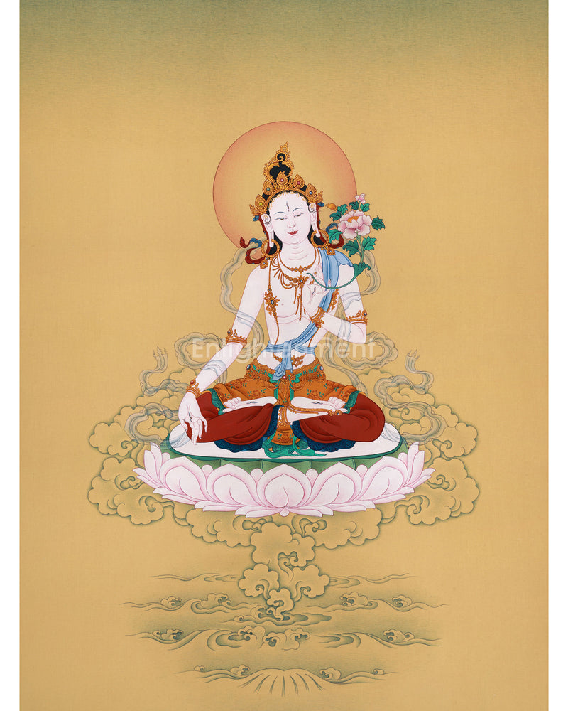 Maa White Tara Thangka