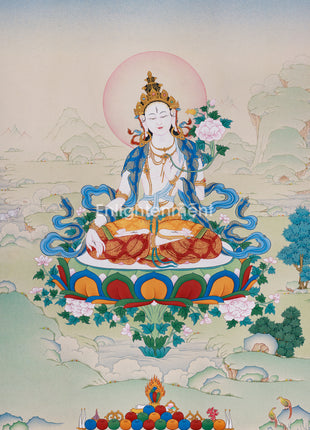 White Tara Thangka | The Healing Bodhisattva