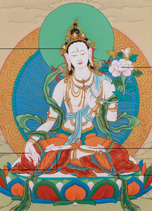 Goddess Tara Meditation Thangka | Protector of Sentient Beings