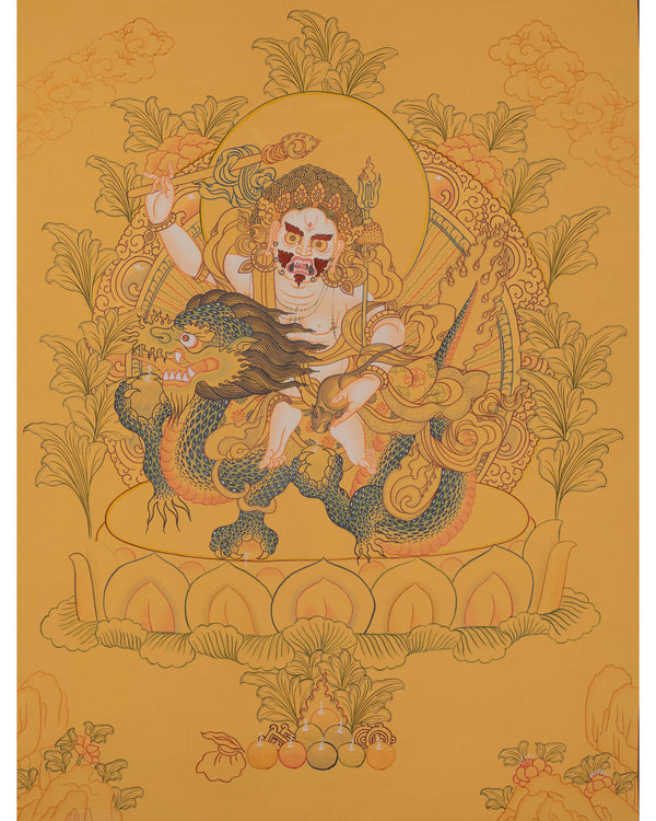 Buddhist Kubera Thangka |