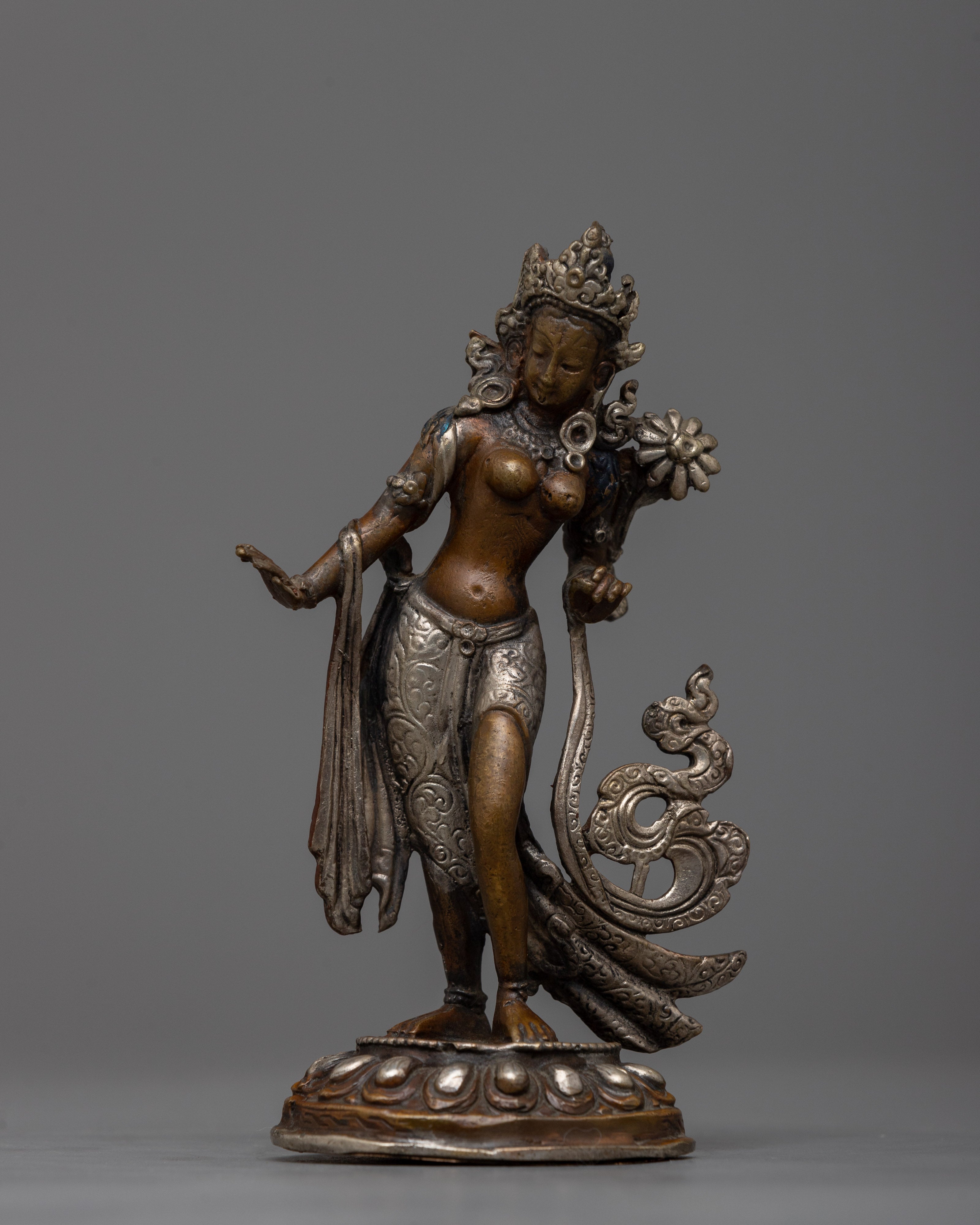 Standing White Tara Statue