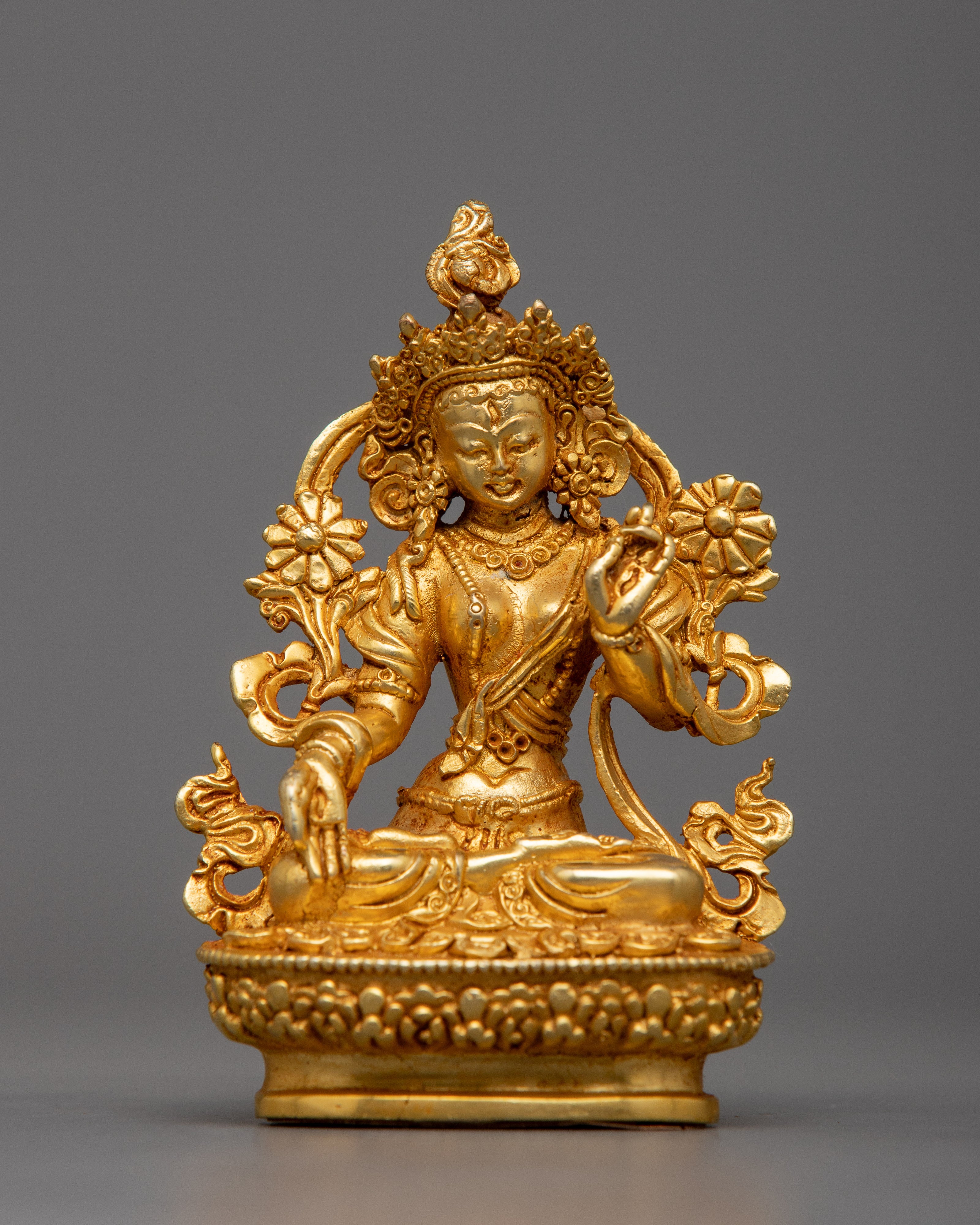Tara Machine White Tara Machine Made Statue | Symbol of Compassionate Enlightenment