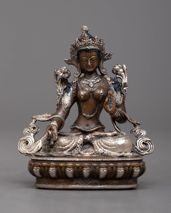 Miniature White Tara Statue