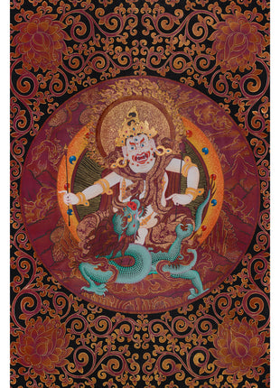 White Dzambhala Thangka