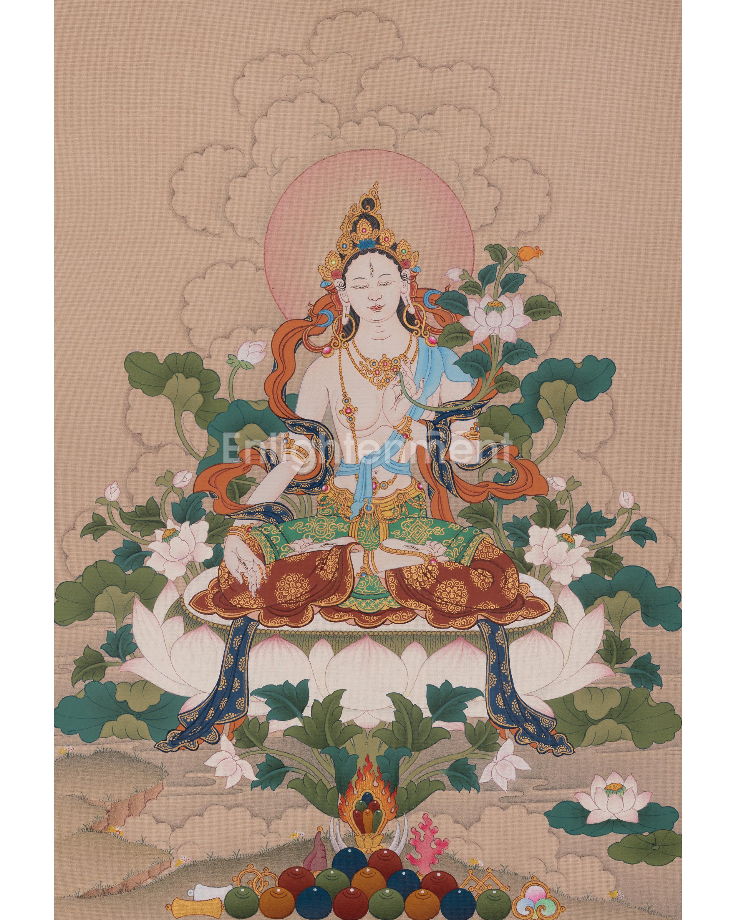 White Tara Divine Artwork