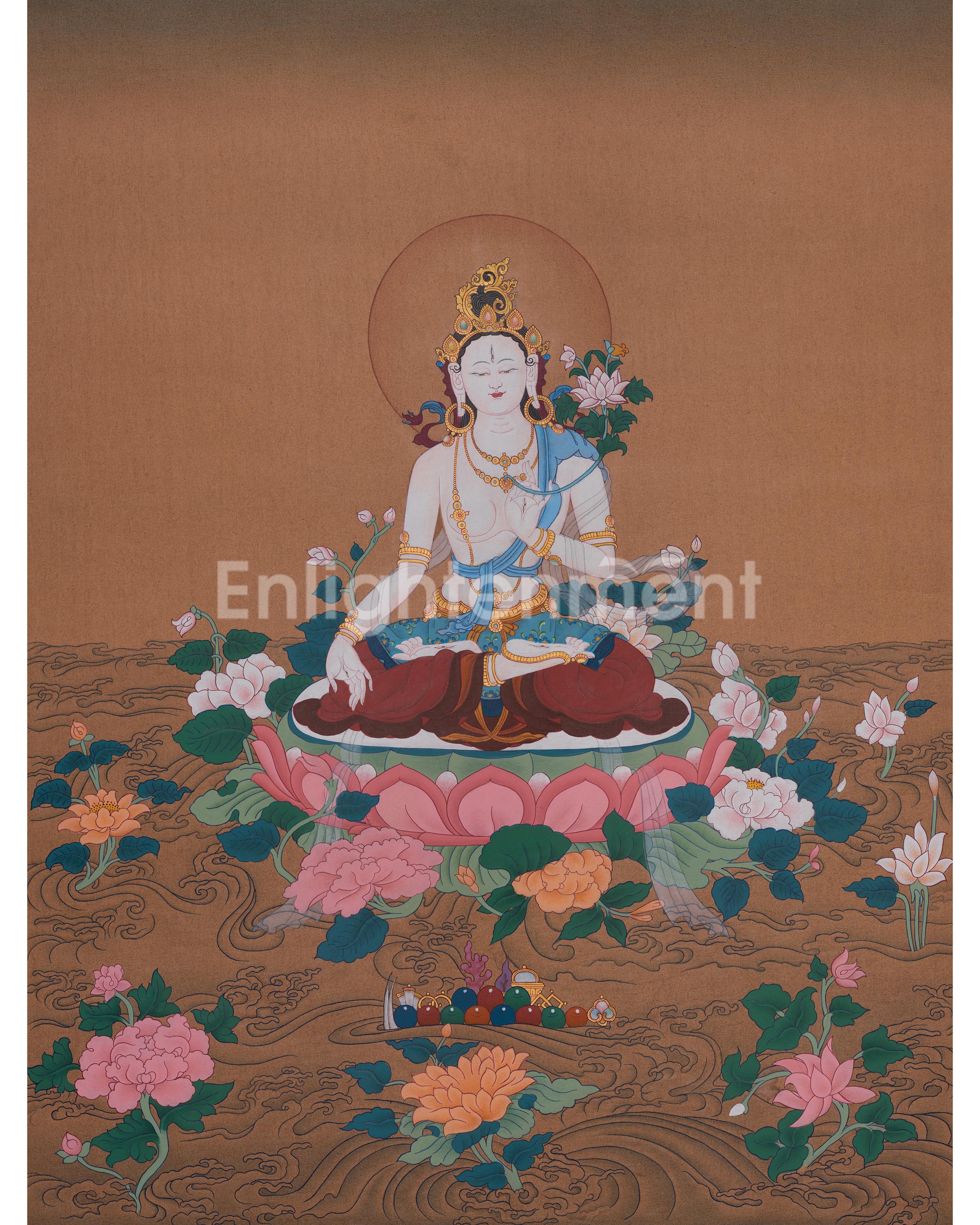 White Tara Healing Deity Artwork