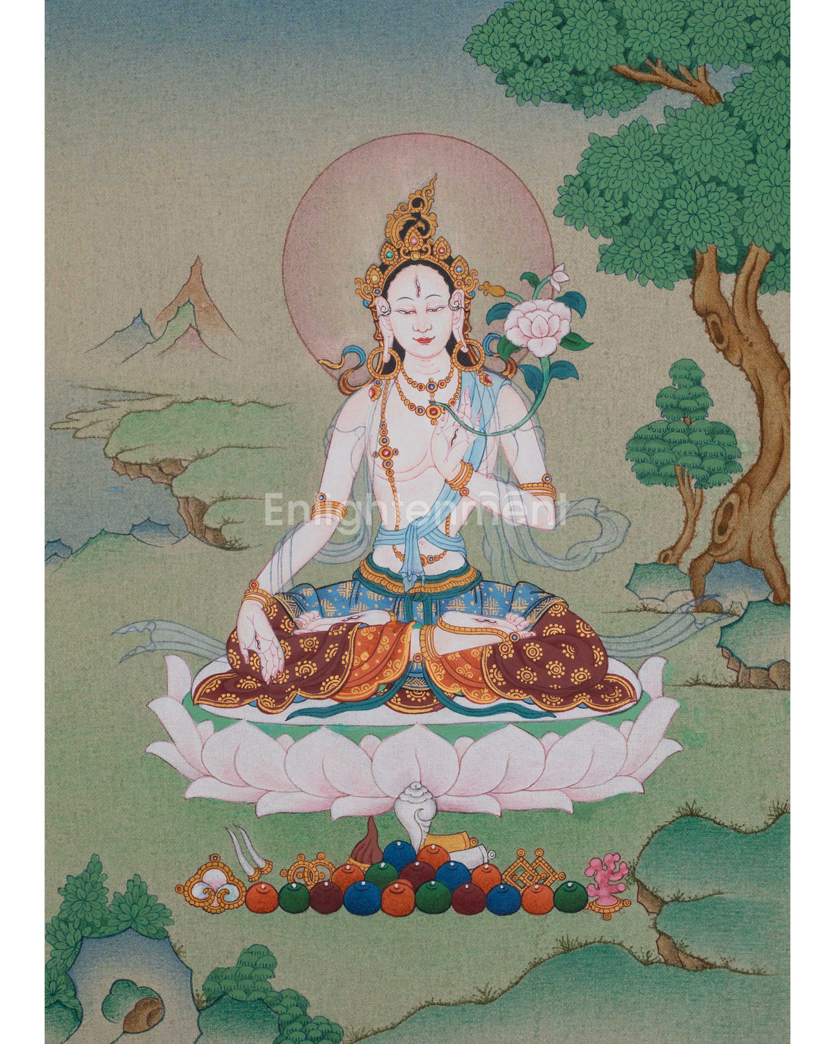 White Tara Healing Goddess Art