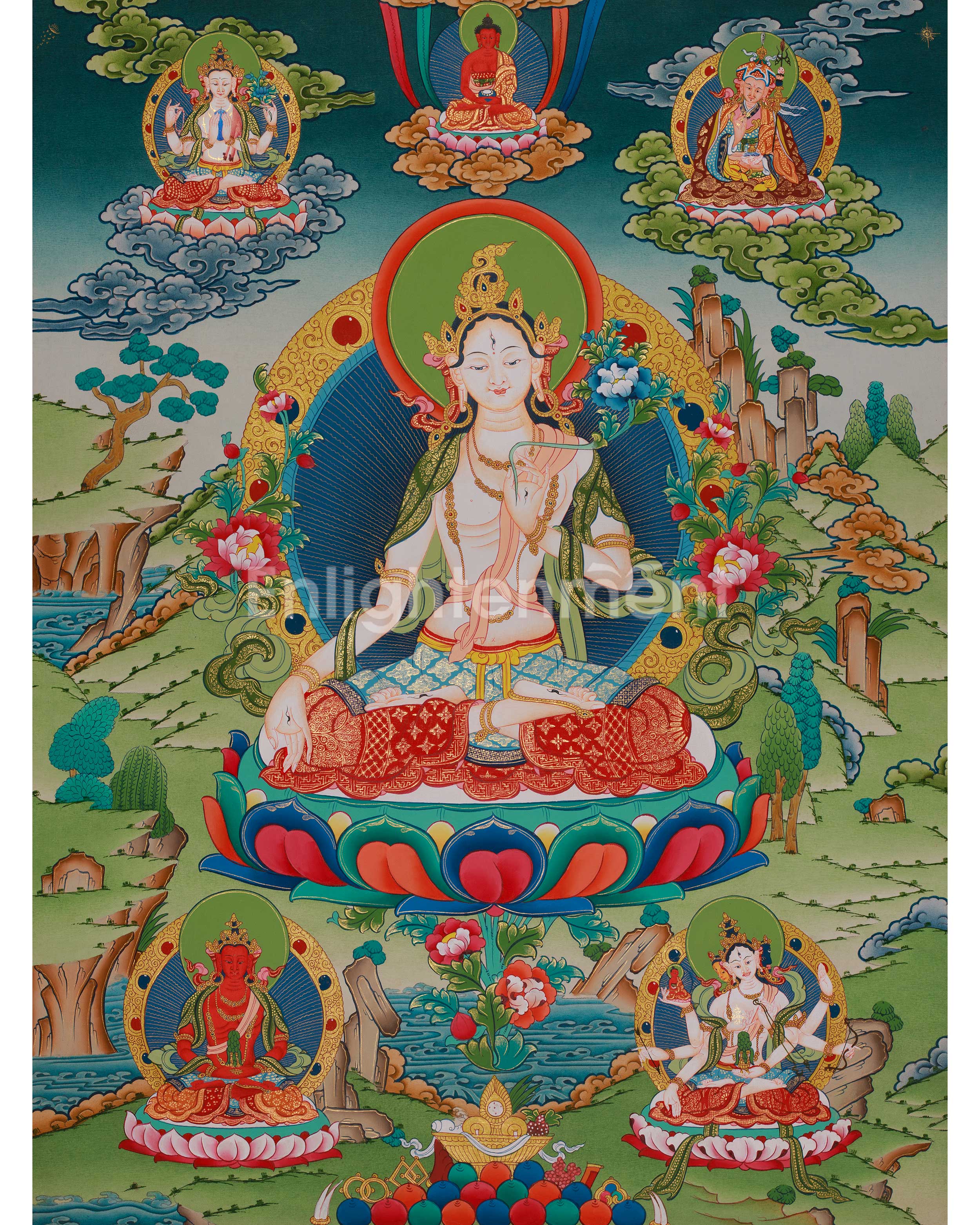 White Tara Meditation Art