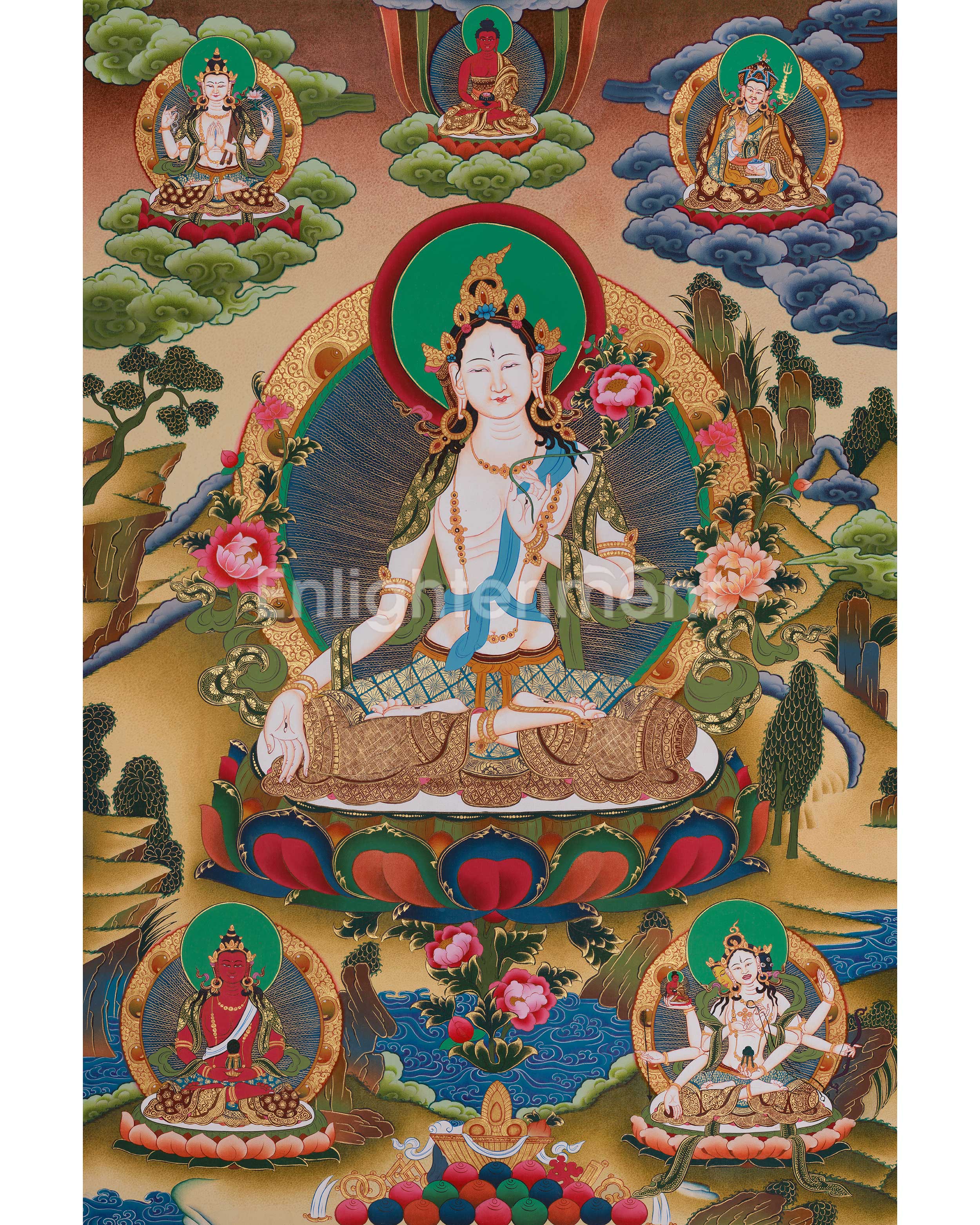 White Tara Spiritual Art 