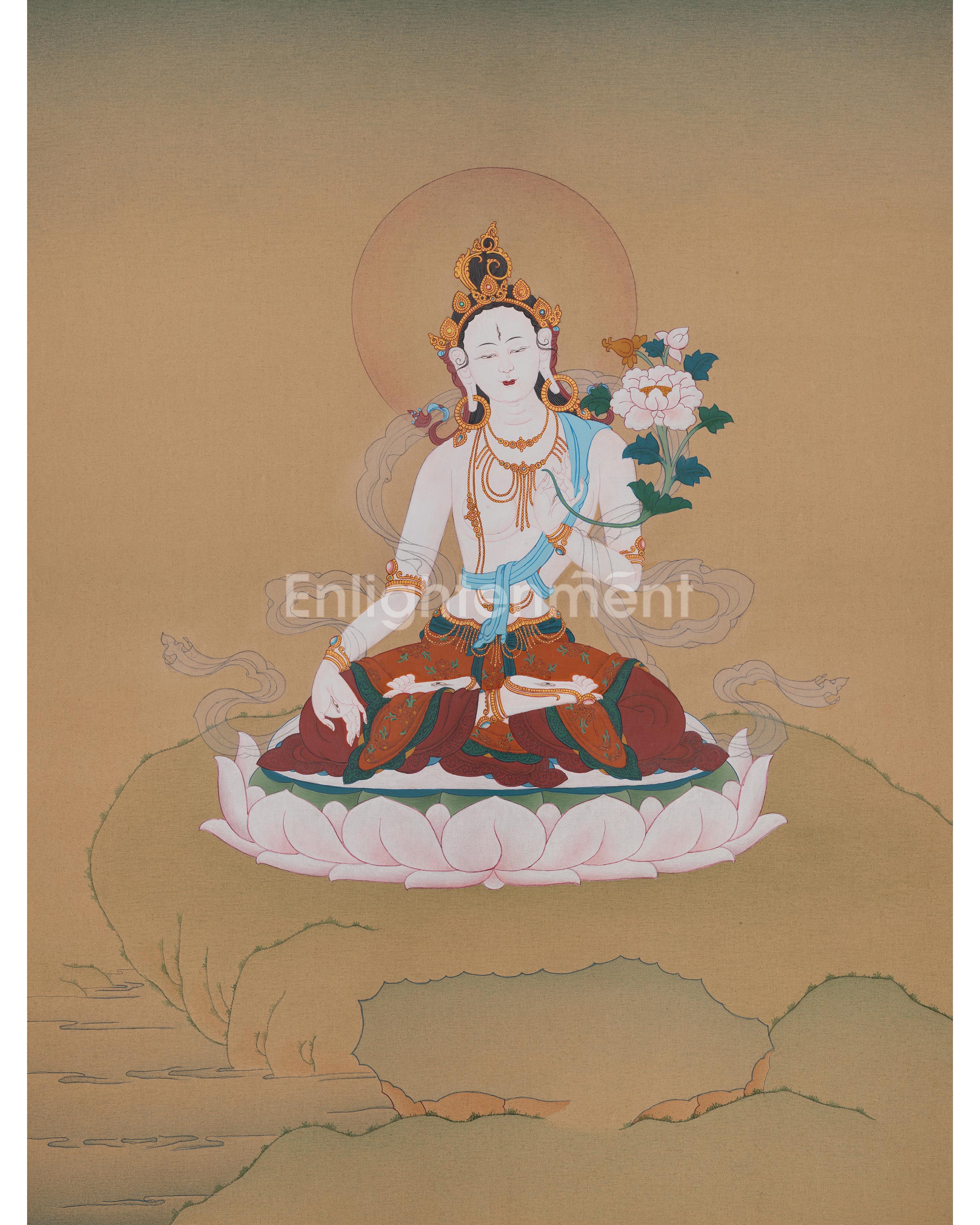 White Tara Spiritual Healing Art