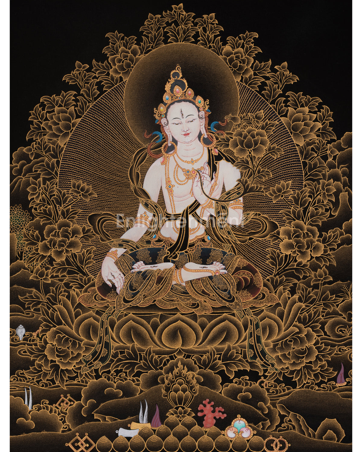 White Tara Tibetan Buddhist Art