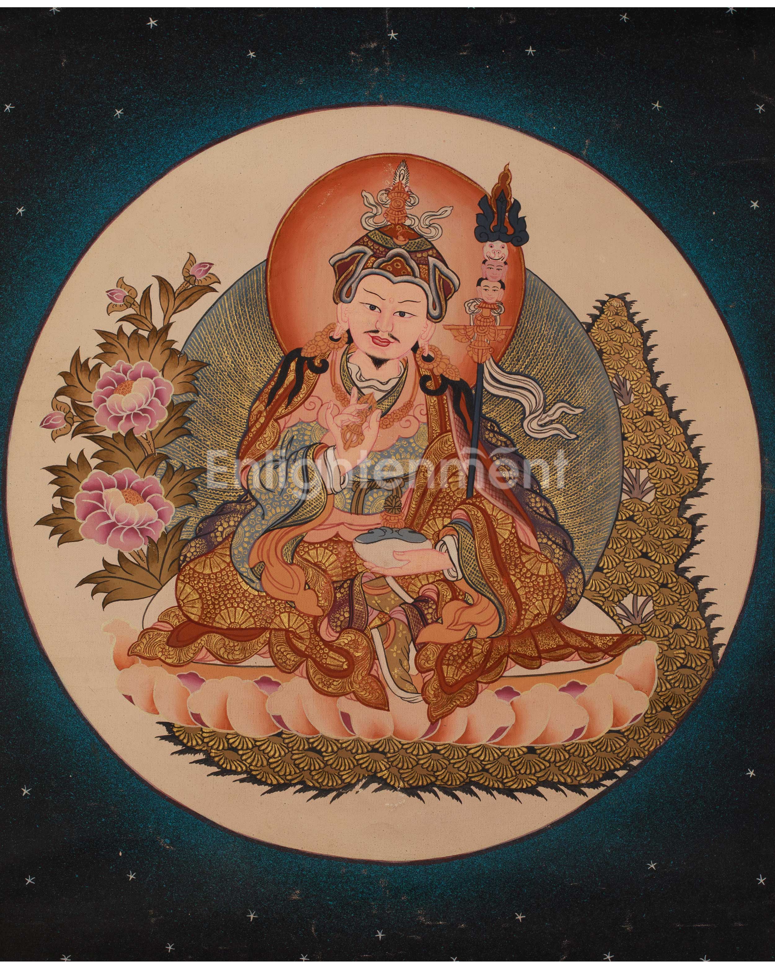 Wisdom Deity Guru Rinpoche Art