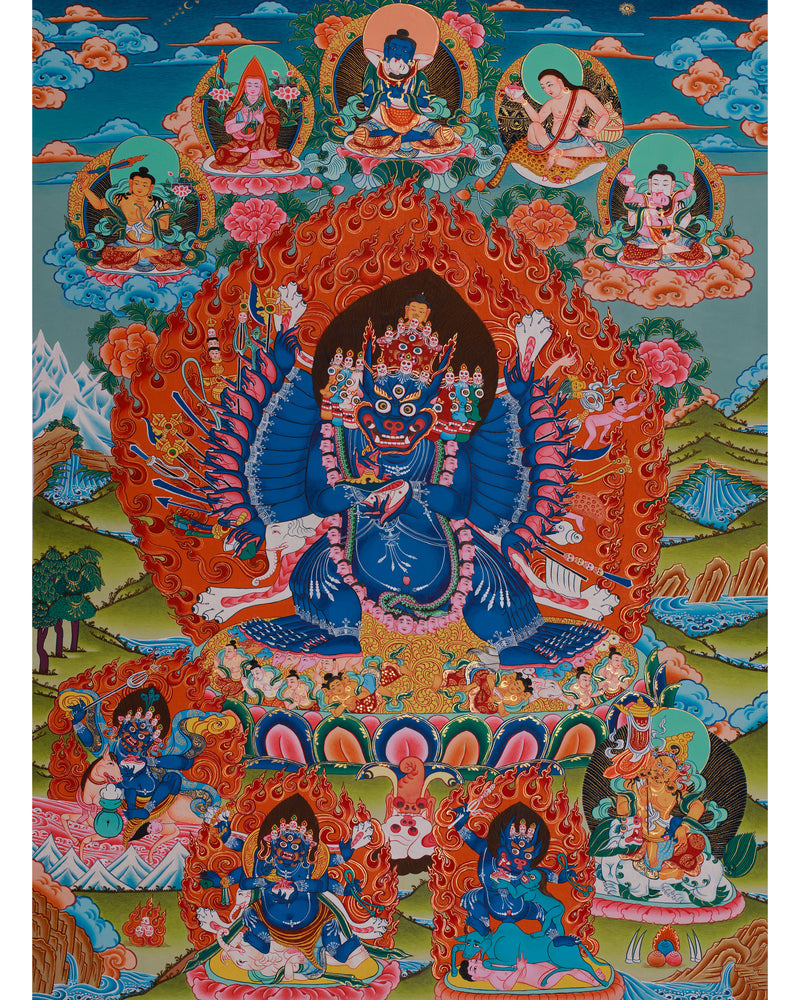 Wrathful Yidam Yamantaka