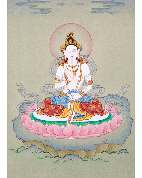 Guru Consort Yeshe Tsogyal Thangka - Unique Spiritual Decor