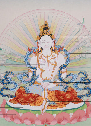 Beautiful Yeshe Tsogyel Thangka | Consort of Guru Padmasambhava