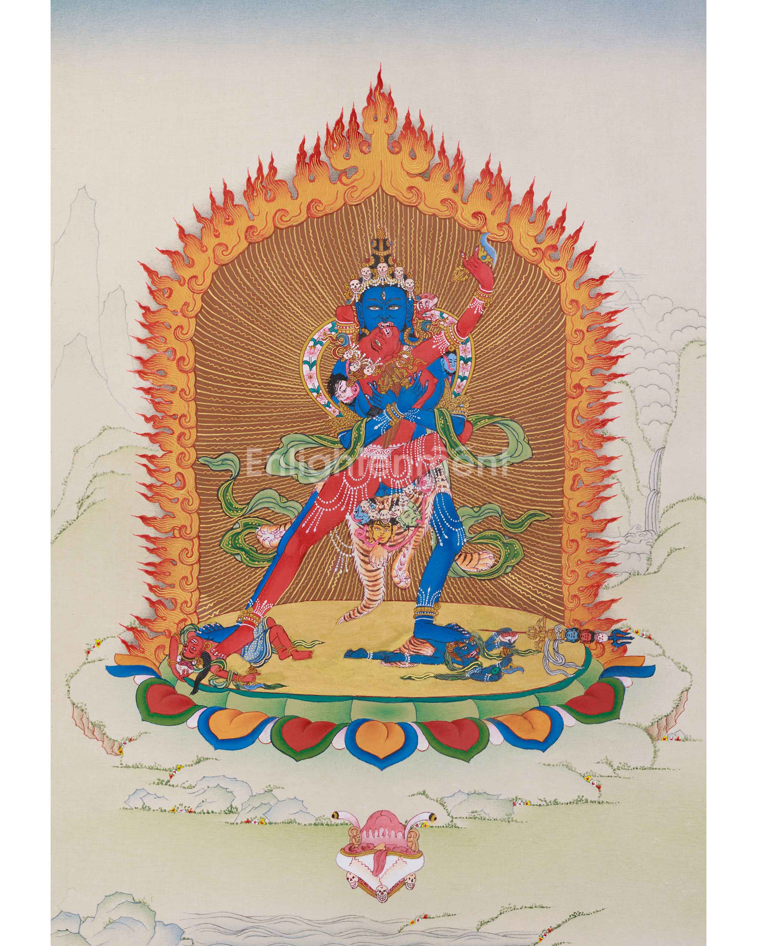Yidam Chakrasamvara Thangka