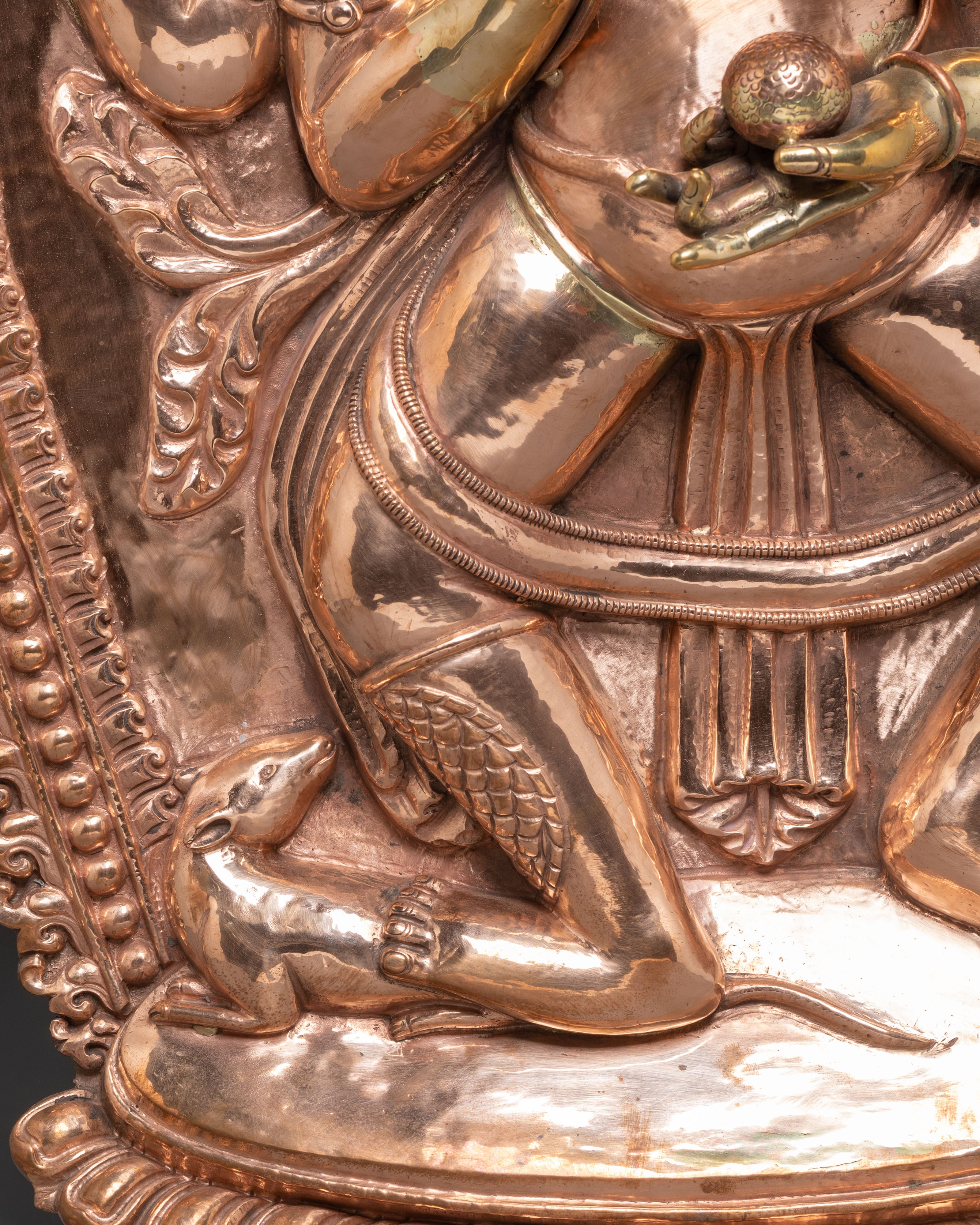 Handcrafted Copper Ganesha Wall Hanging | Spiritual and Decorative Art for Home