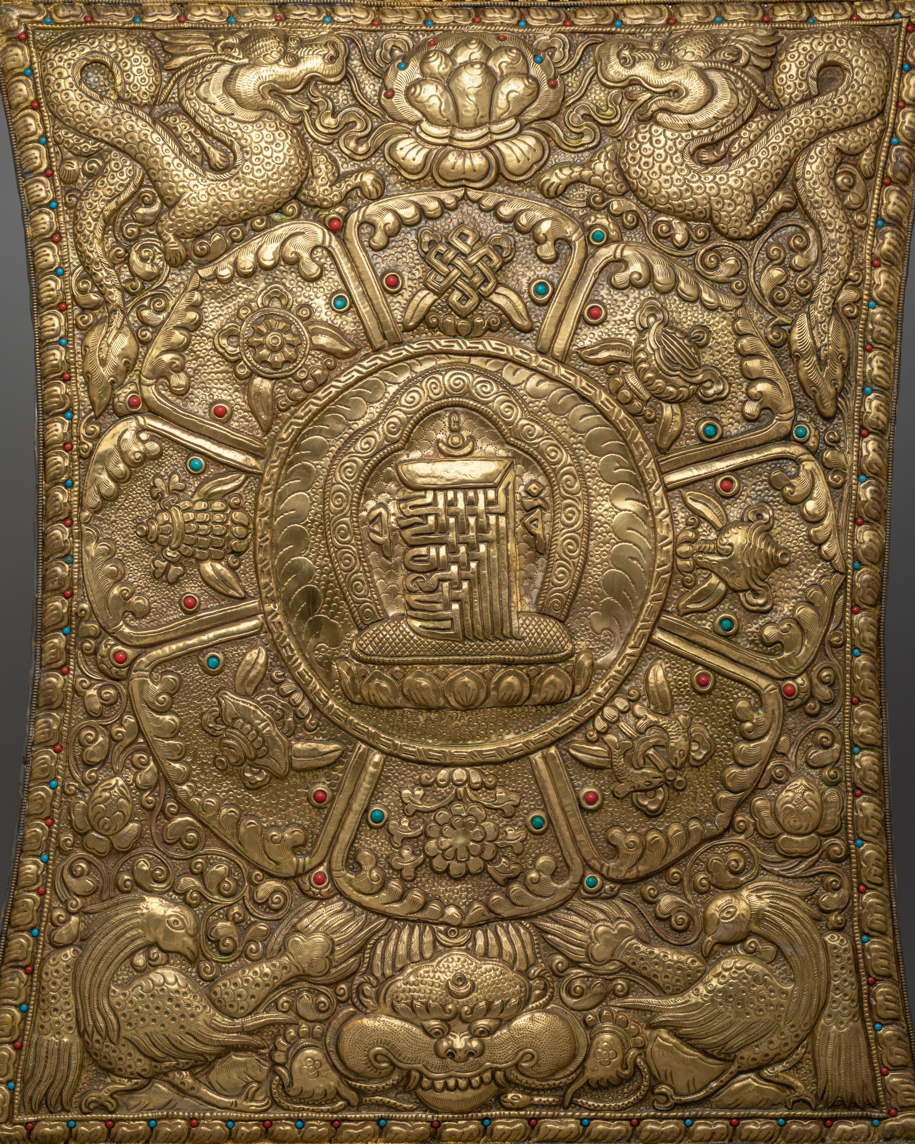 Kalachakra Mandala Wall Hanging | Handmade Sacred Decor