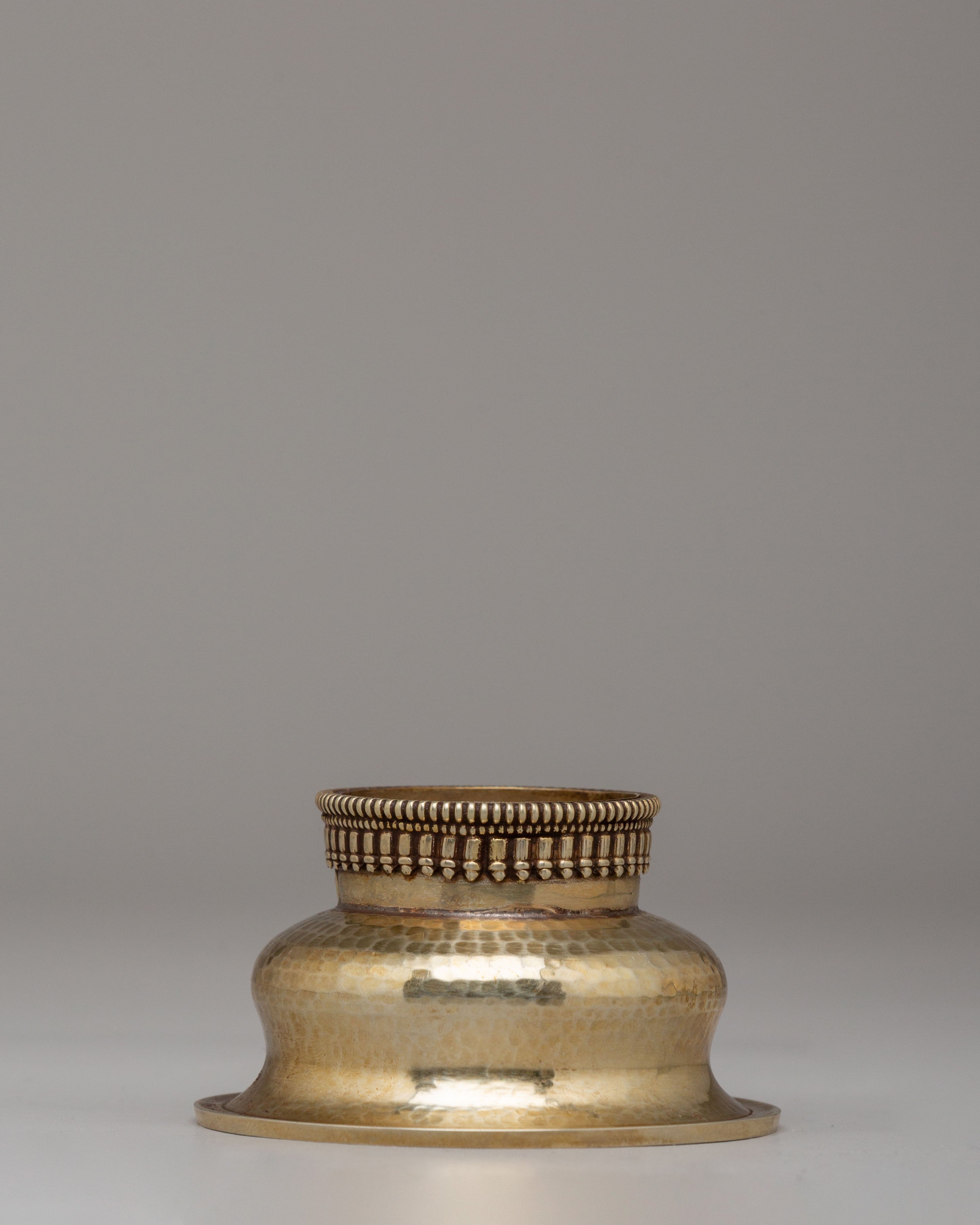 Himalayan Buddhist Offering Bowls Set | Sacred Tibetan Altar Decor