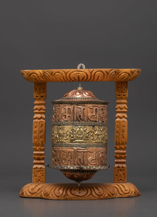 Buddhist Sacred Prayer Wheel