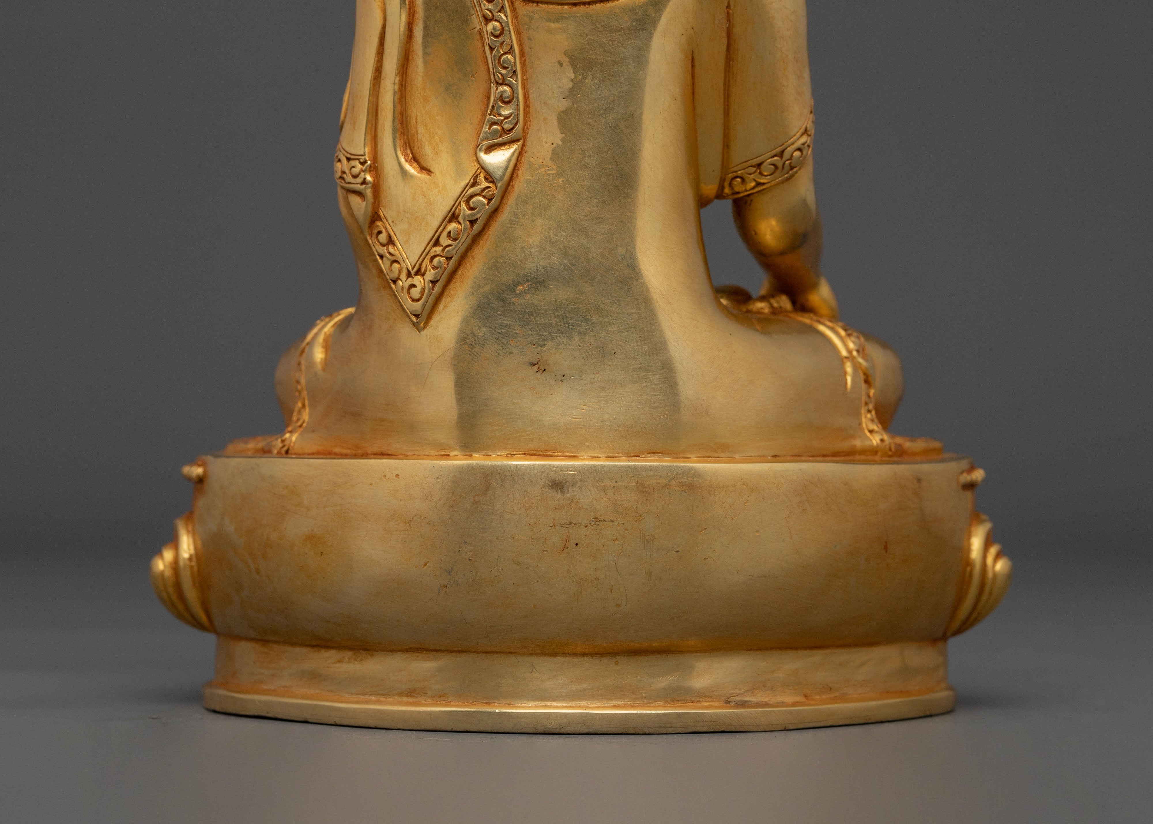 Traditional Sacred Shakyamuni Buddha Figure | Spiritual Home and Temple Decor