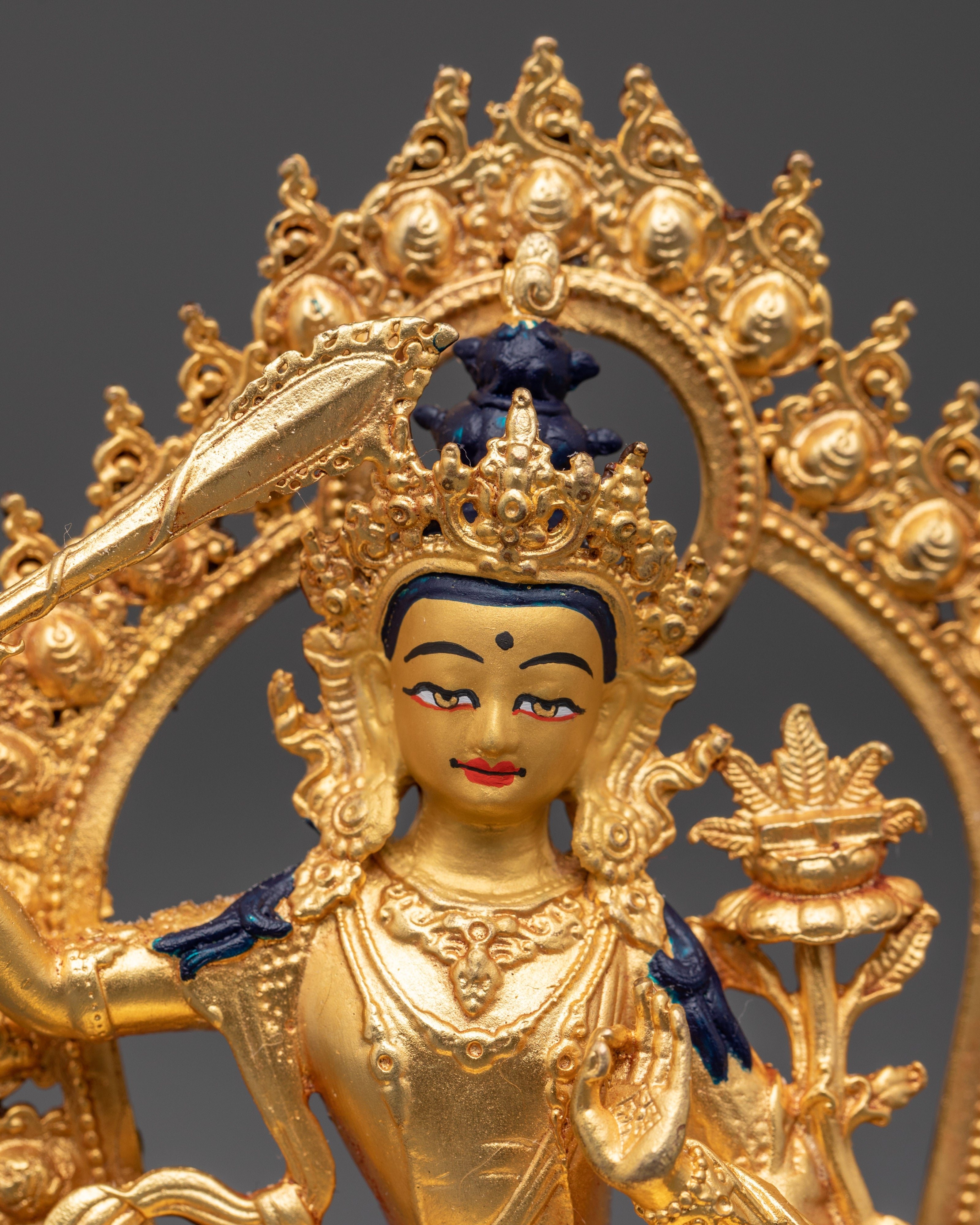 Traditional Manjushri Figurine | Symbol of Wisdom and Enlightenment