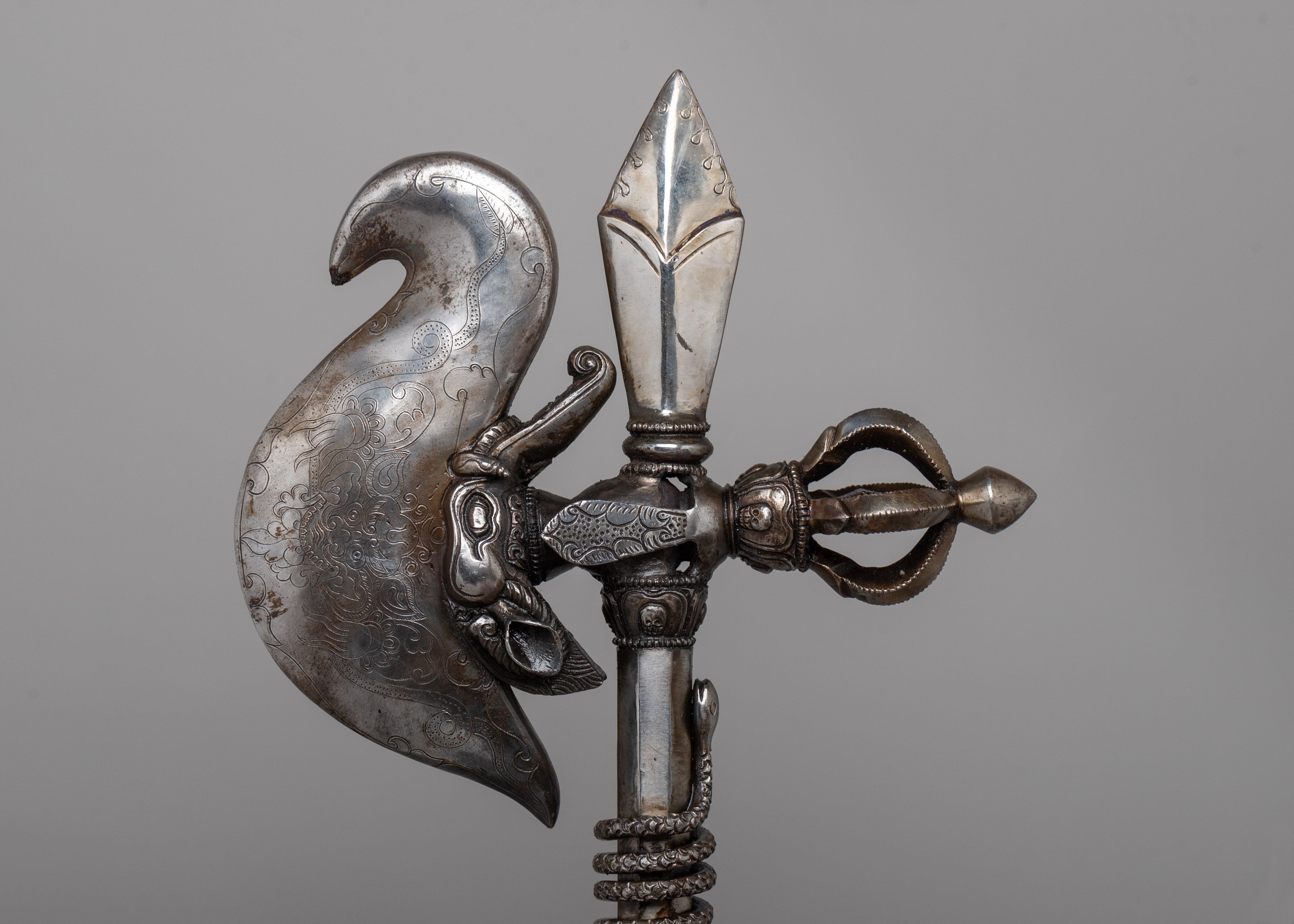 Handcrafted Ritual Iron Axe | Ritual Symbol of Wisdom and Enlightenment