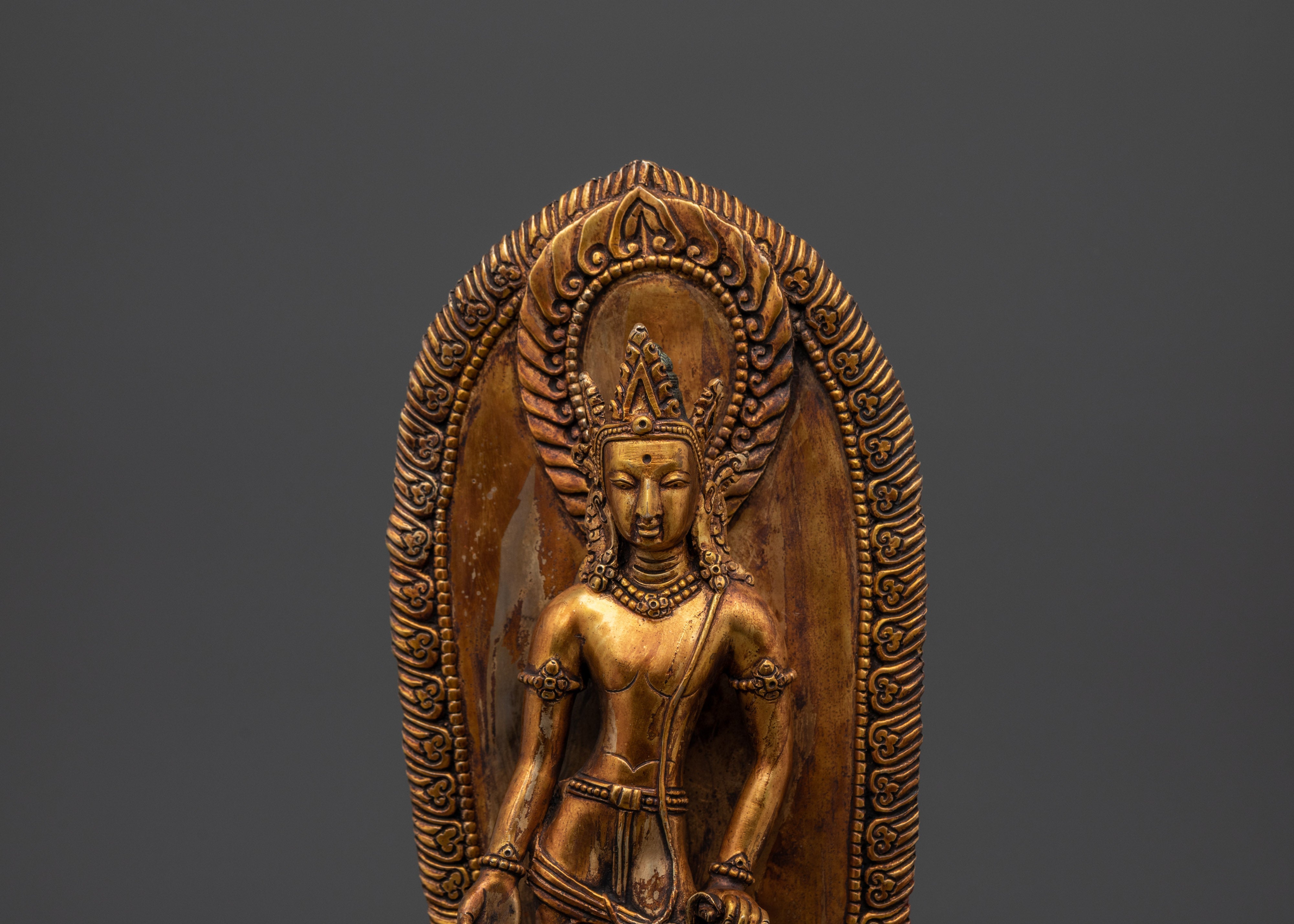 Padmapani Handcrafted Statue | Buddhist Figure of Compassion and Peace