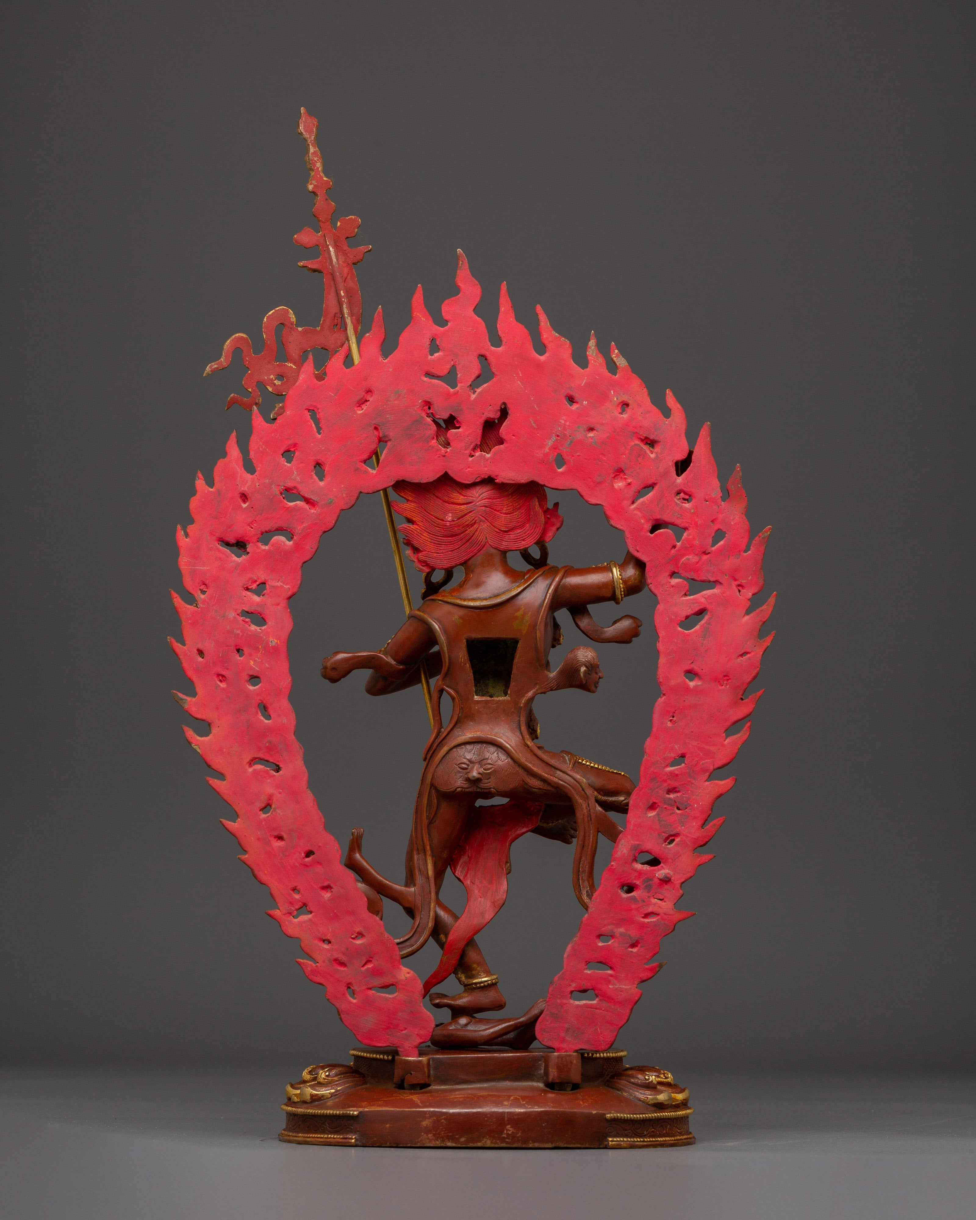 Red Dorje Phagmo Statue | Tibetan Buddhist Dakini Artwork