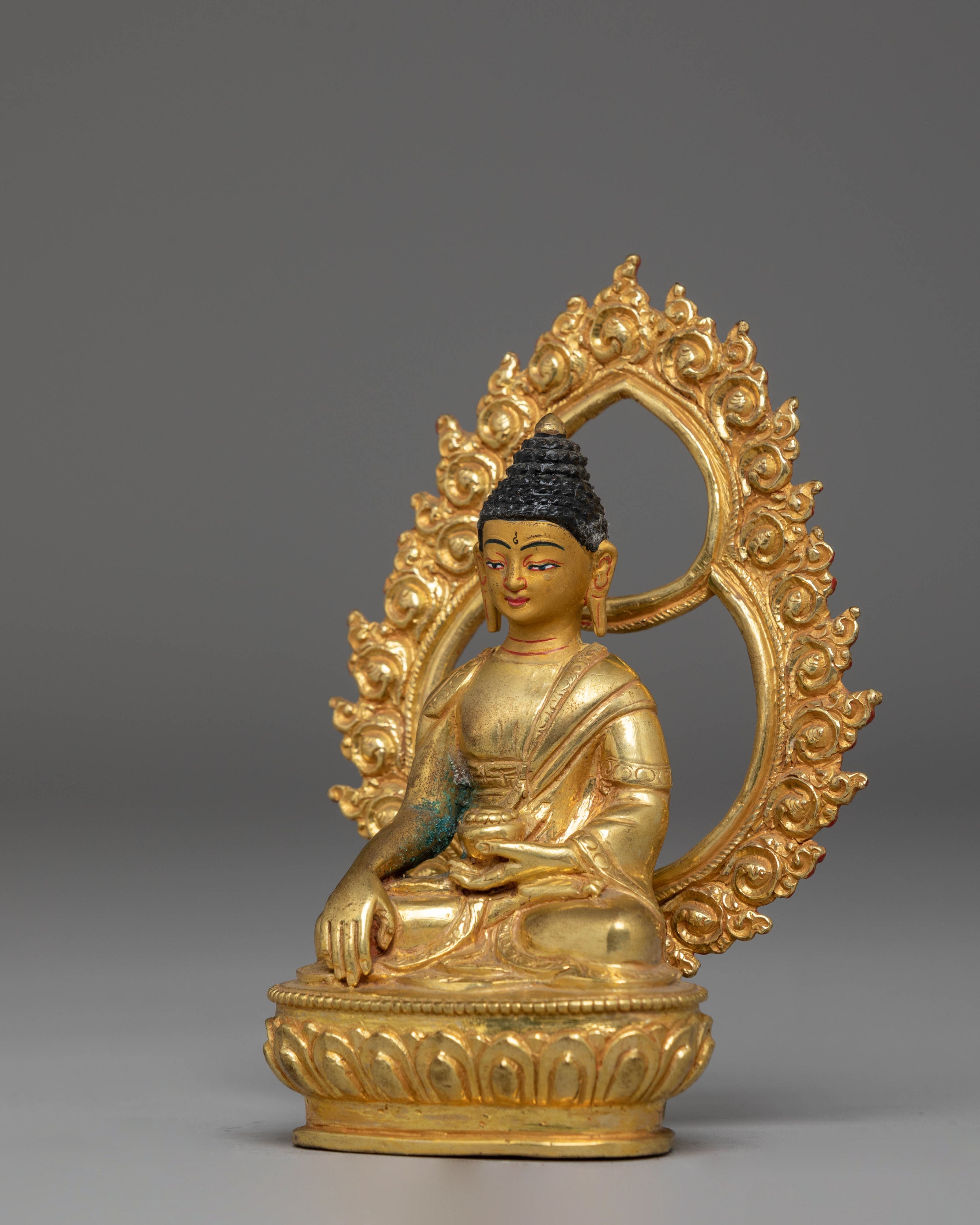 Shakyamuni Buddha Sacred Altar Statue | Himalayan Buddhist Art