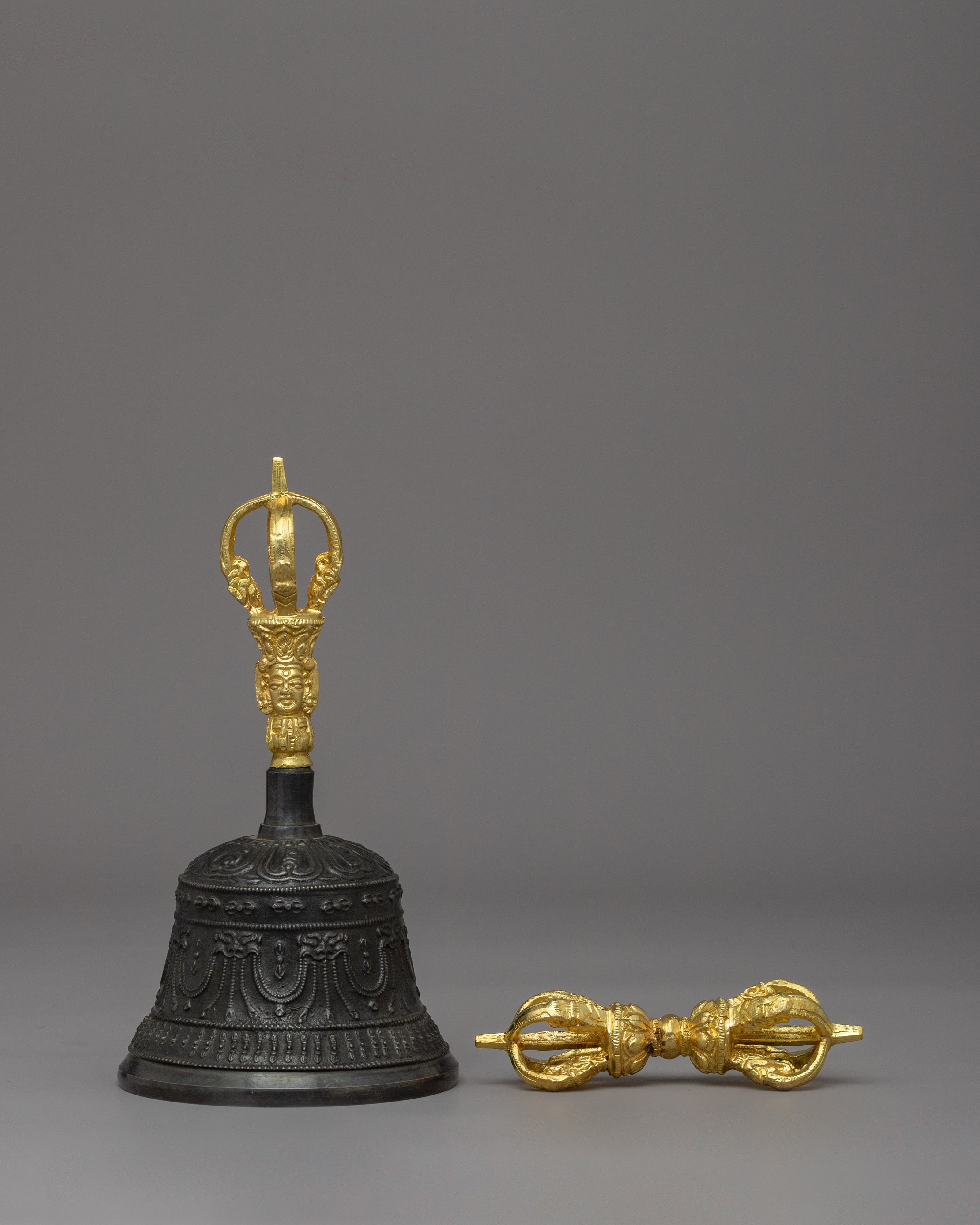 0.4 Kg Vajra and Bell Spiritual Decor | Tibetan Buddhism Religious Items