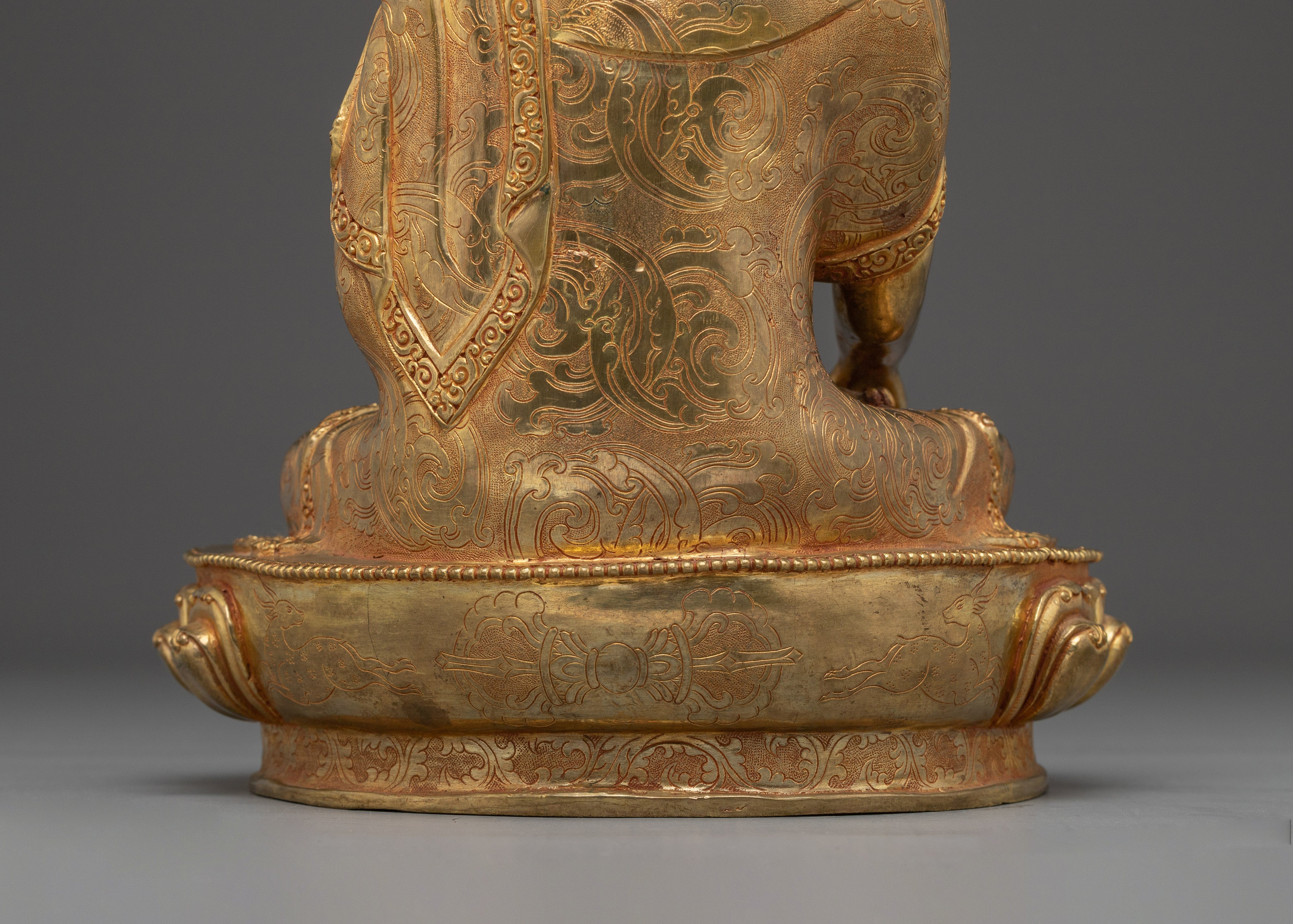Handcrafted Shakyamuni buddha Spiritual Decor | Tibetan Art