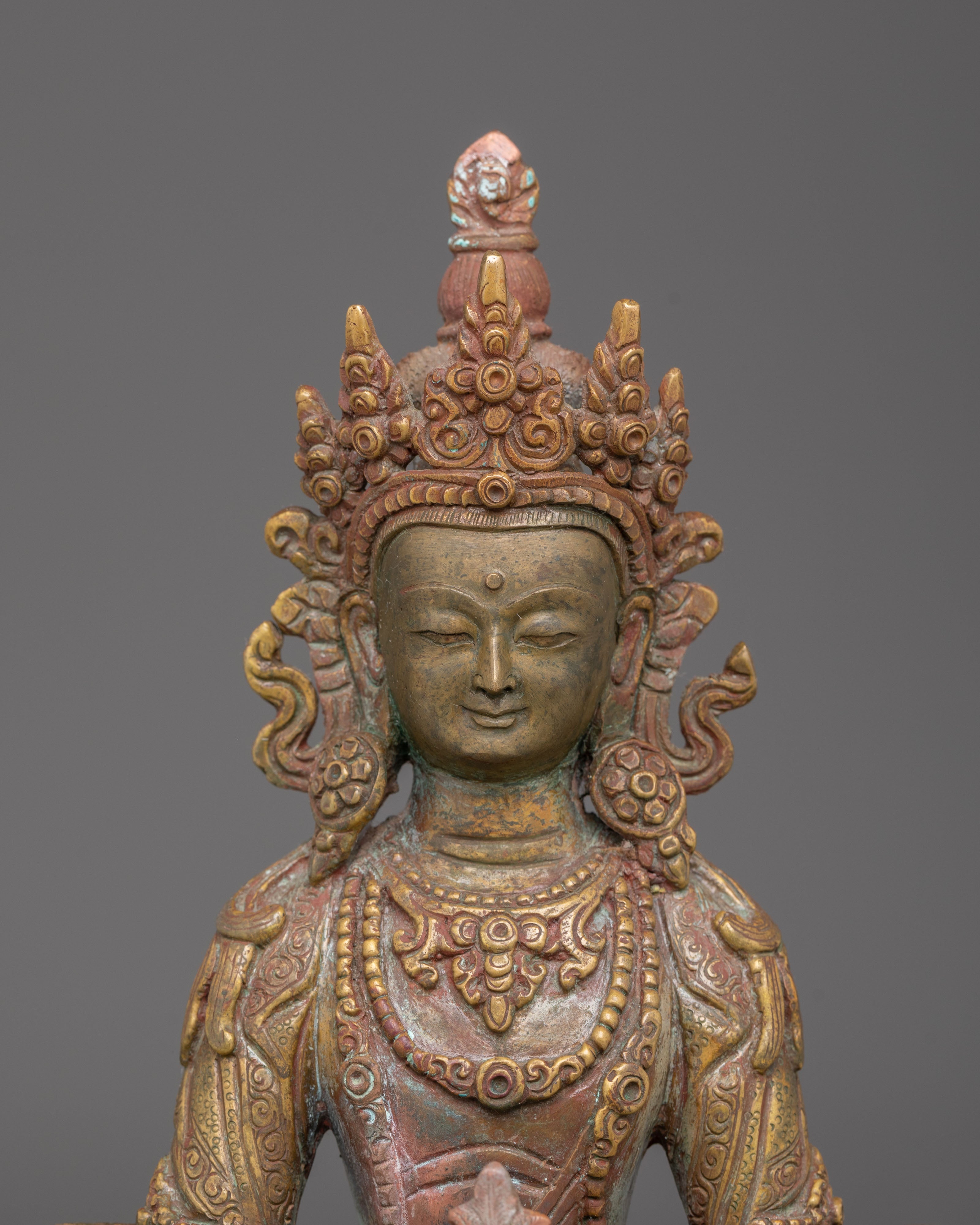 Handcrafted Amitayus Decor Figurine | Buddha of Infinite Life