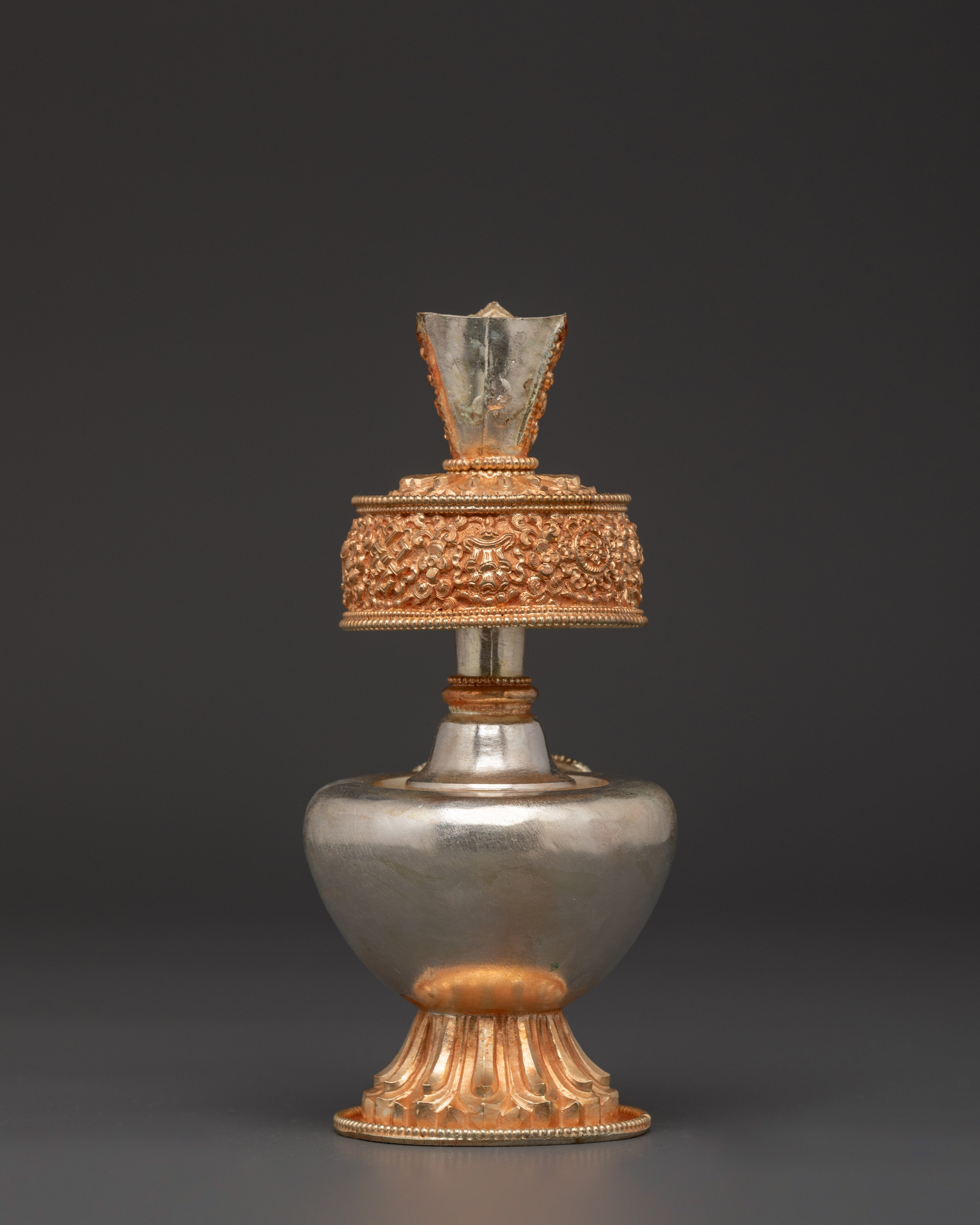 Handcrafted Bhumpa Ritual Vase | Buddhist Ritual Offering Vessel