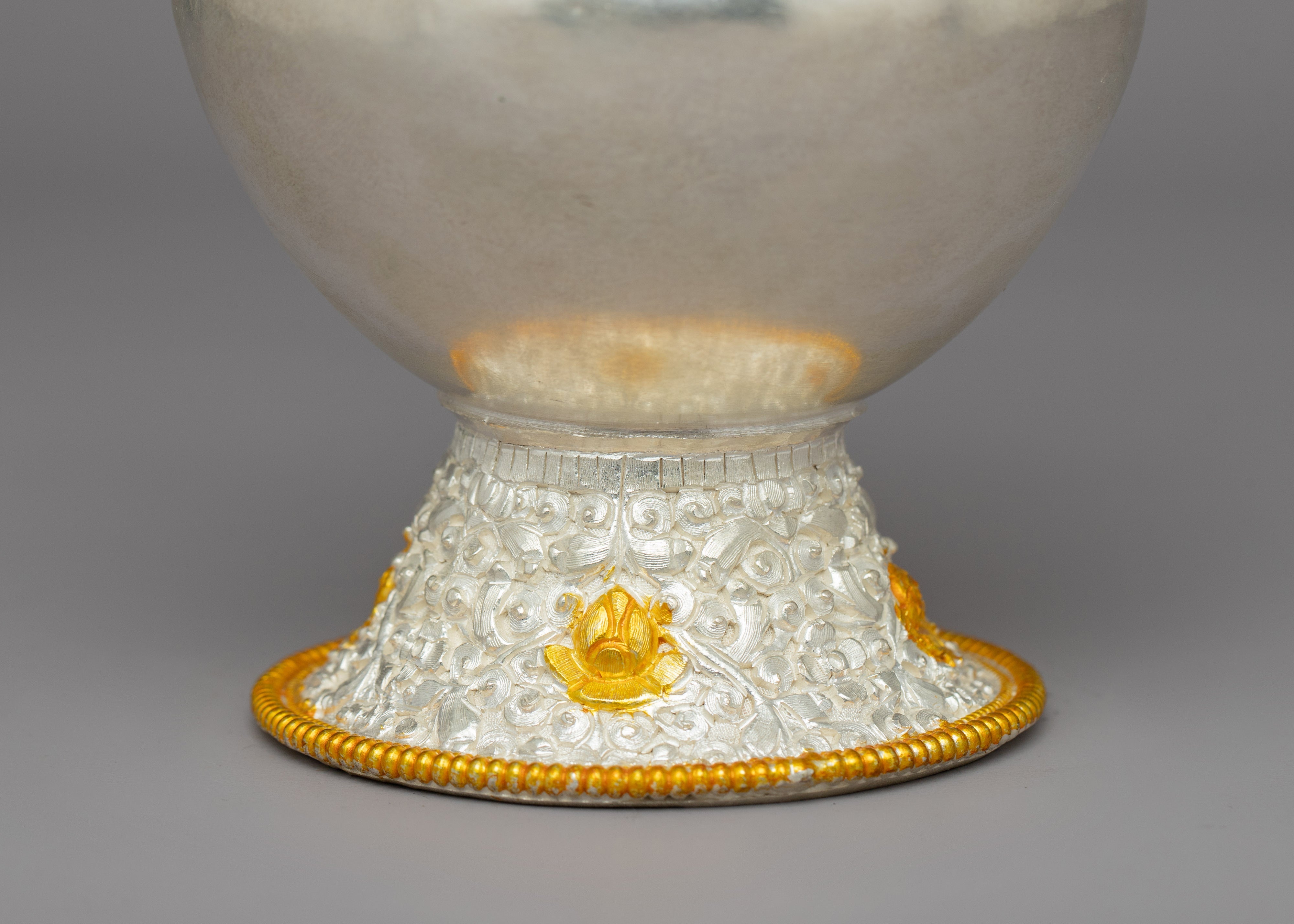 Handmade Tibetan Bhumba | Buddhist Ritual Vase Bhumpa