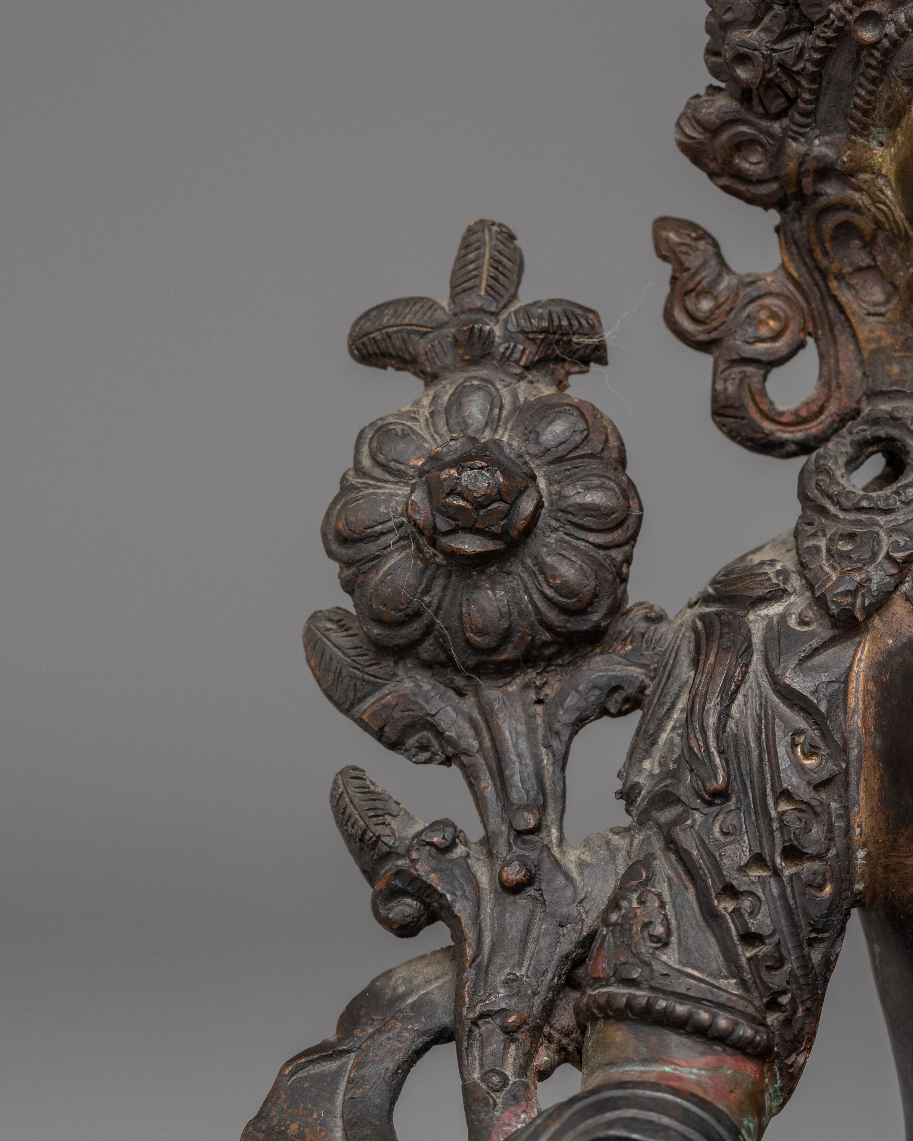 Handmade White Tara Sacred Statue | Tibetan Buddhist Healing Deity