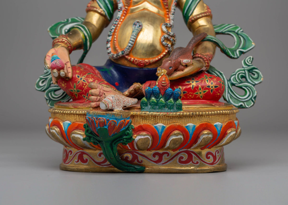 Handcrafted Buddhist Dzambhala Statue | Wealth Deity