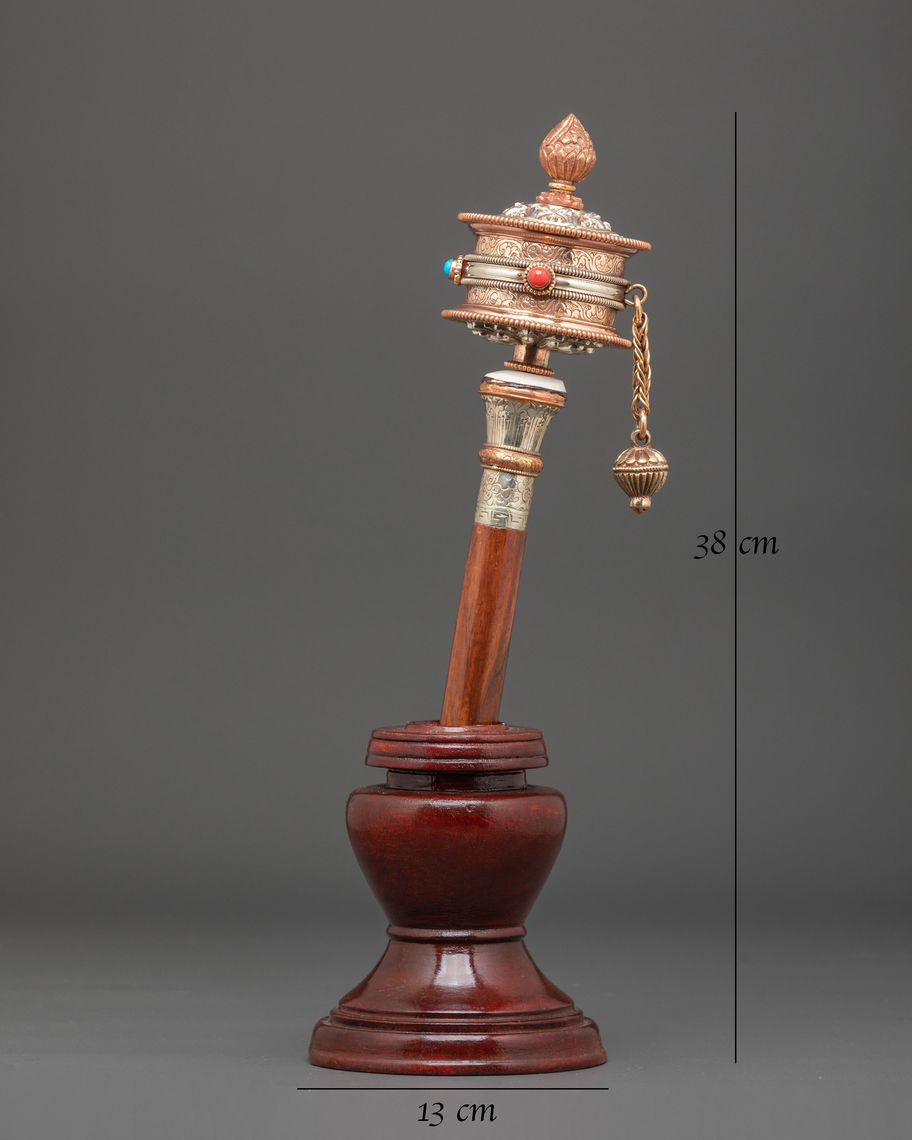 Handheld Spiritual Prayer Wheel | A Guide to Mindful Practice