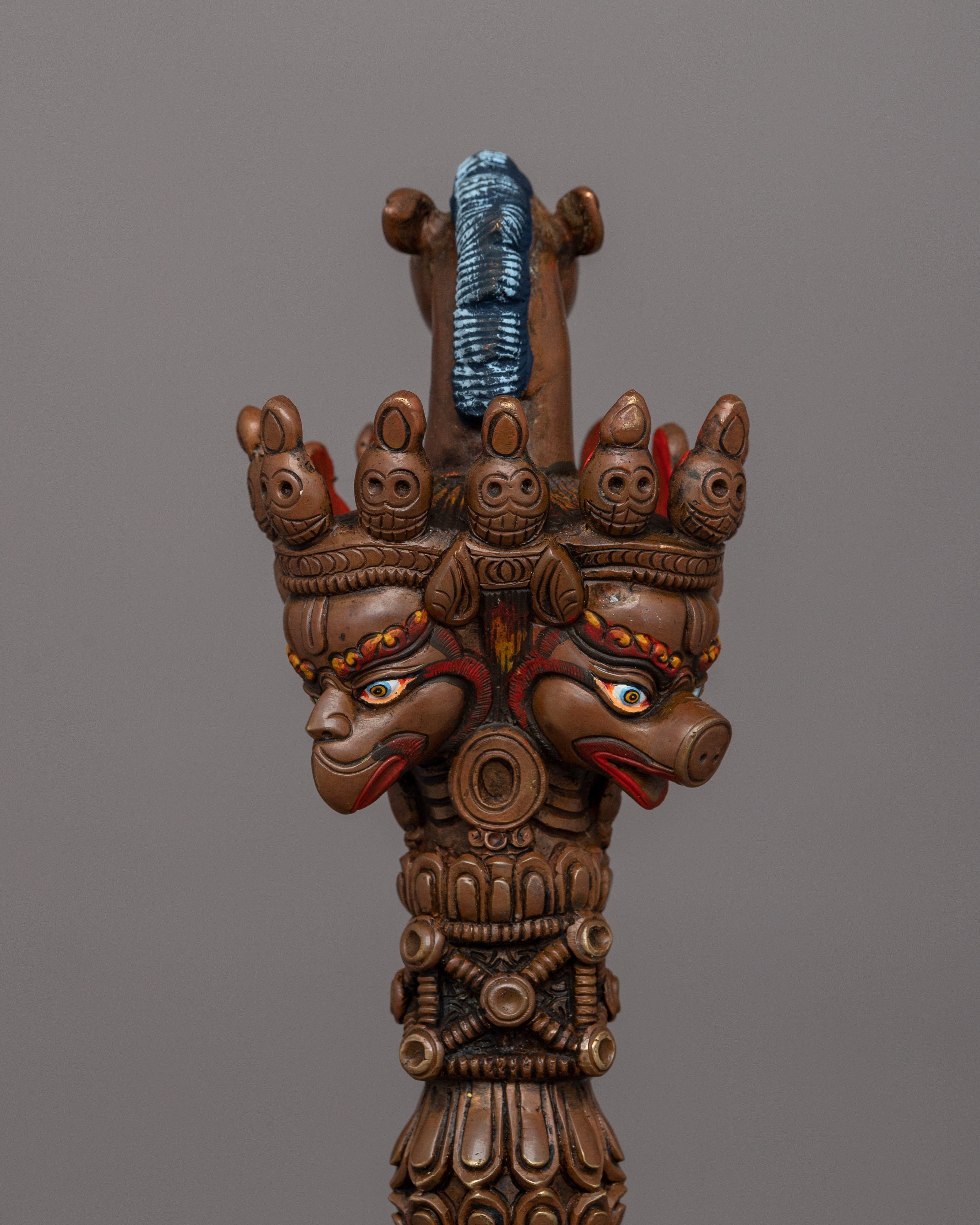 Spiritual Phurba Ritual Knife | Handcrafted Tibetan Sacred Dagger