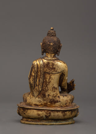 The Medicine Buddha Copper Statue | The Divine Heale