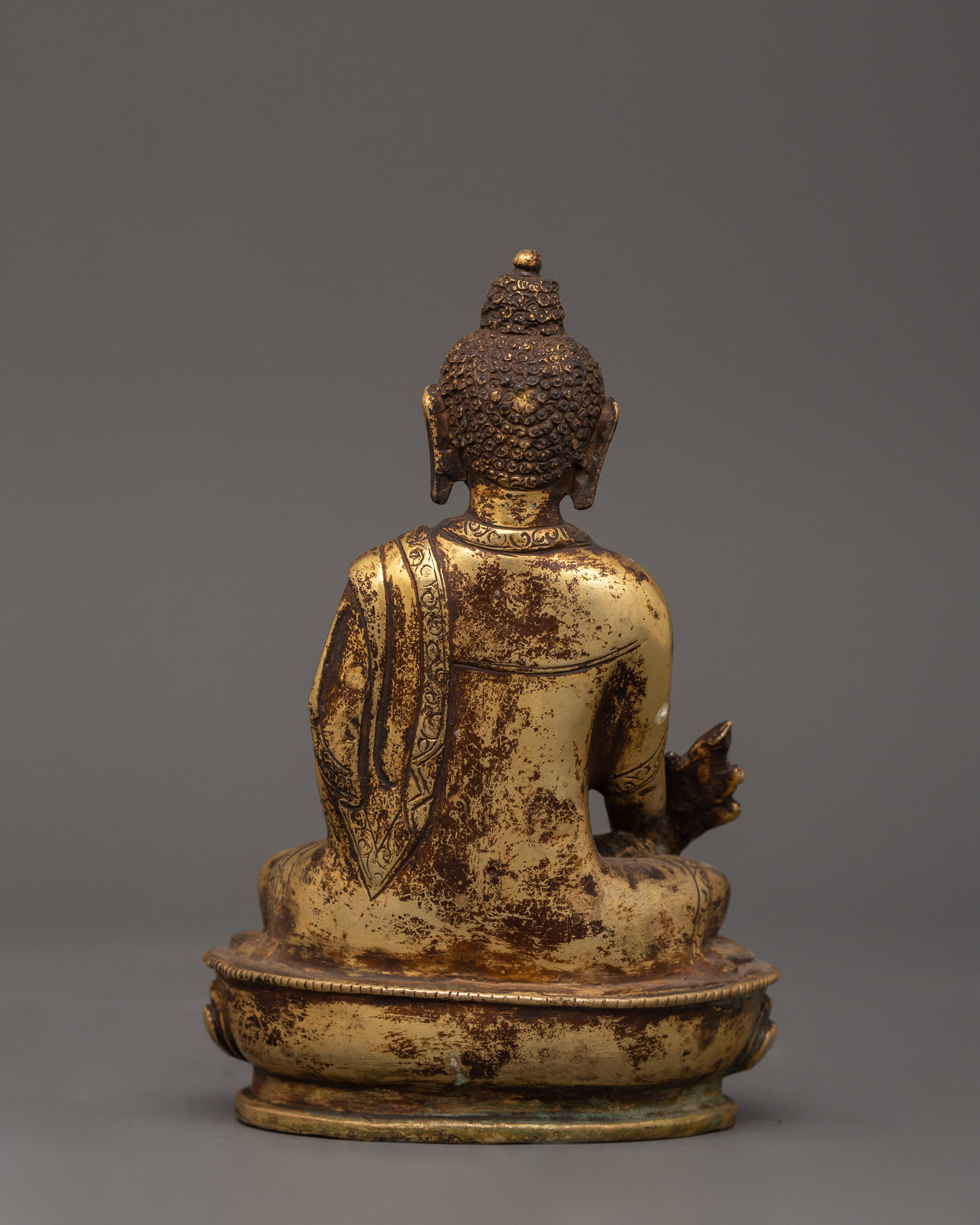 The Medicine Buddha Copper Statue | The Divine Heale