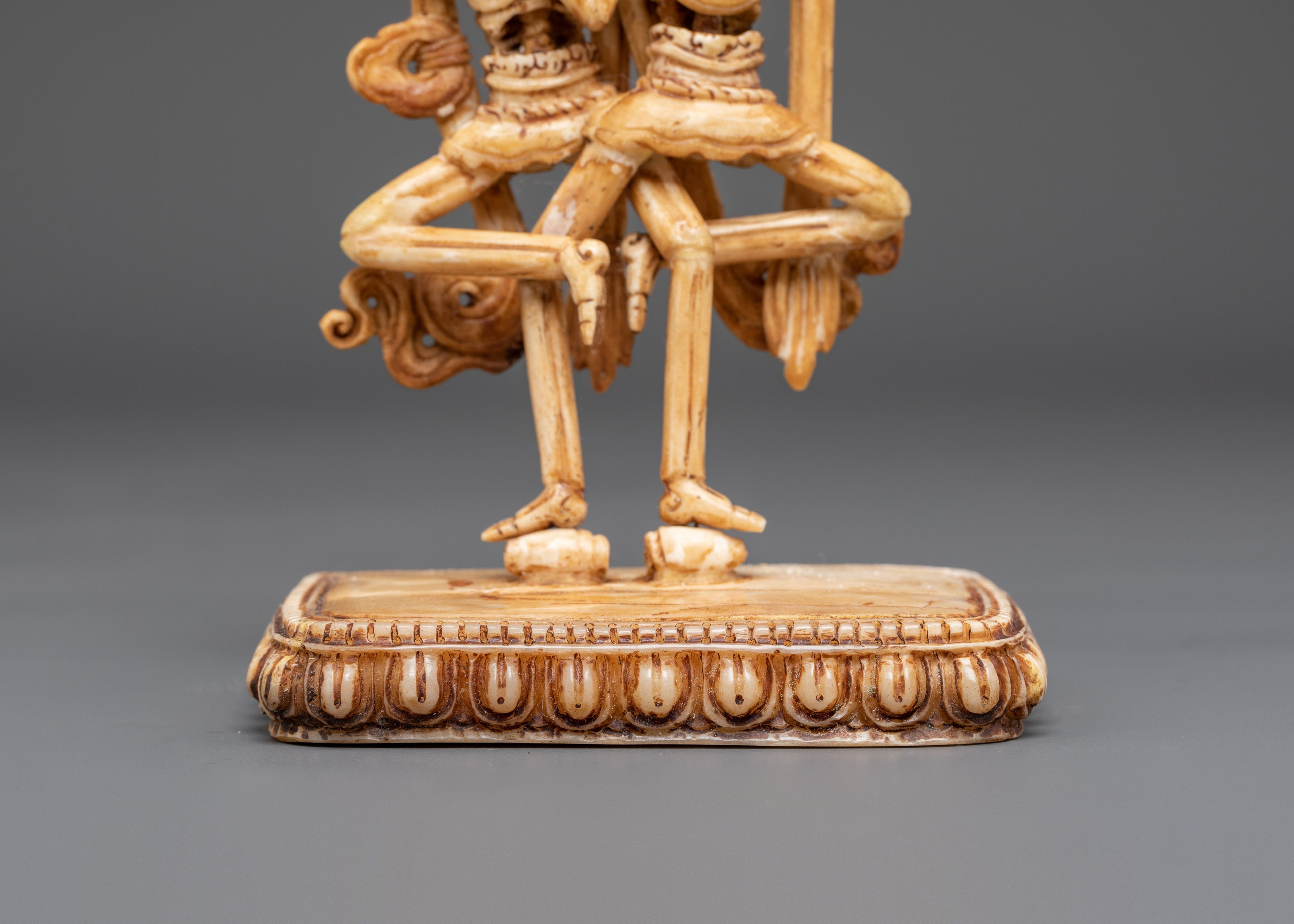 Chitipati Buddhist Protector Deity Bone Craving | A Buddhist Symbol of Protection