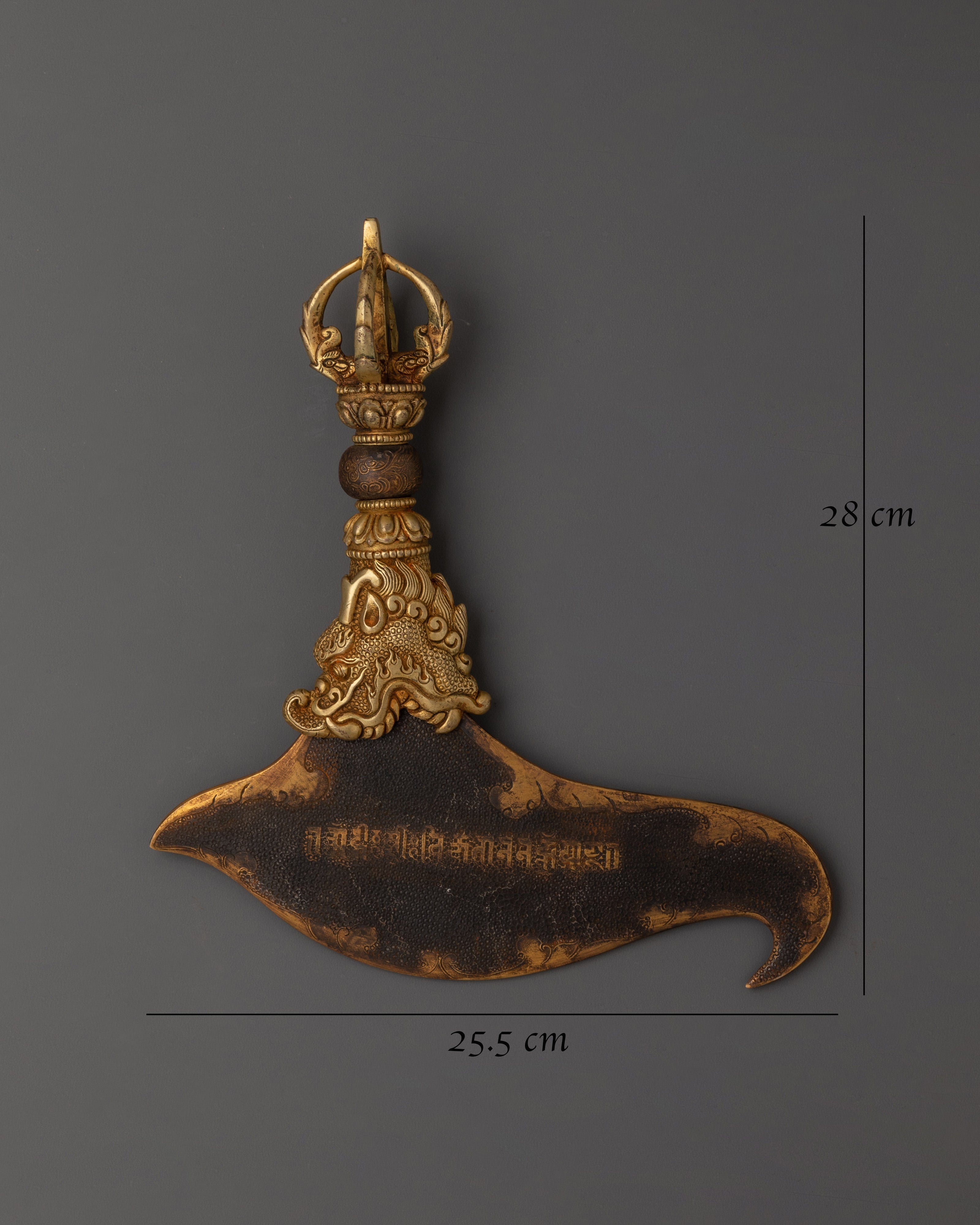 Traditional Iron Kartika Knife | For Buddhist Puja