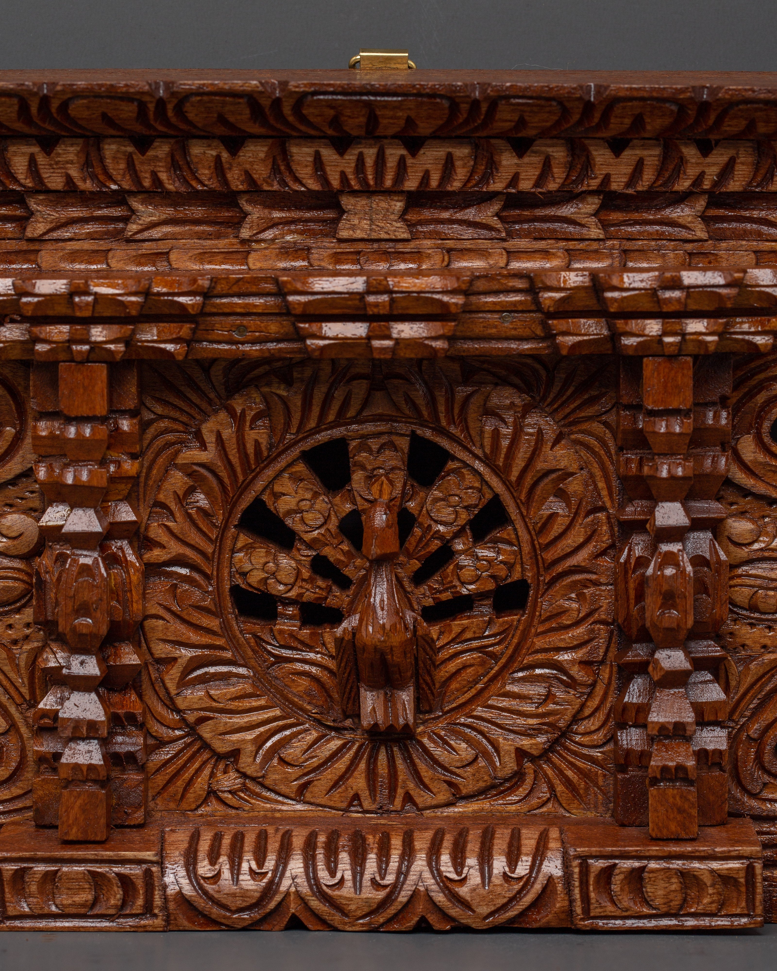 Wooden Hand Carved Peacock Wall Hanging | Symbol of Beauty