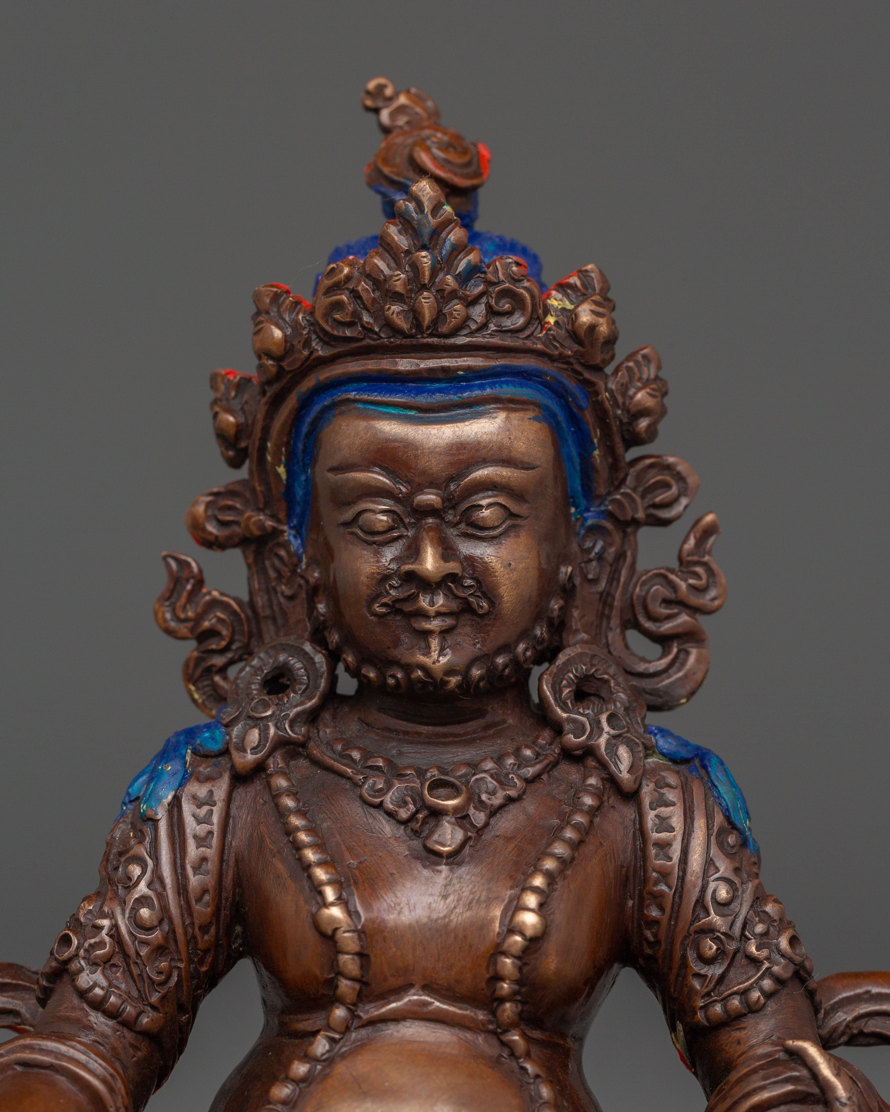 Himalayan Statue of Wealth Lord Dzambhala | Abundance and Prosperity