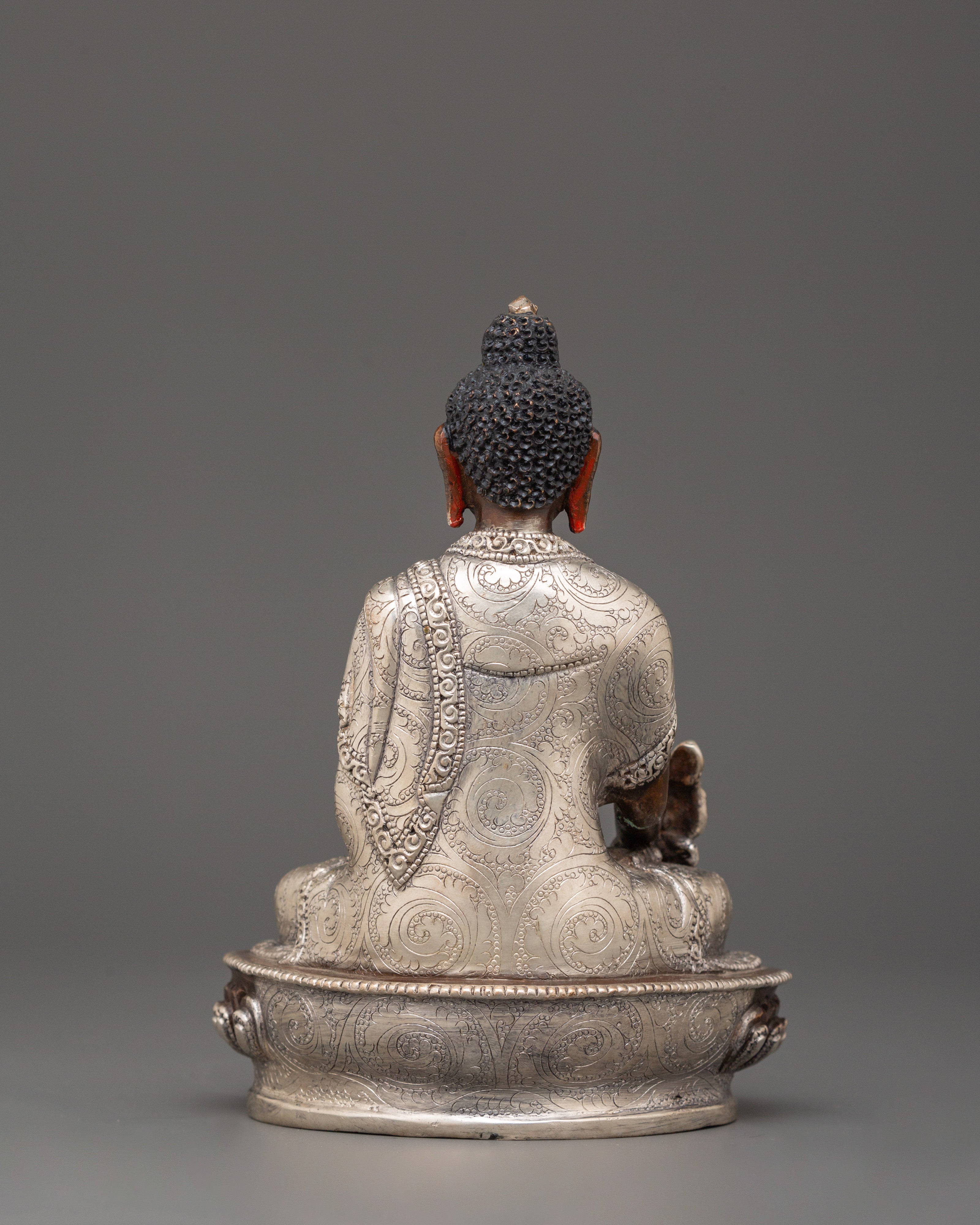 Medicine Buddha Oxidized Statue | Healing Buddha