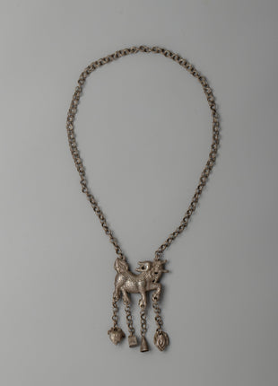 Hand-carved Tibetan Lion Locket Necklace | A Spiritual Masterpiece